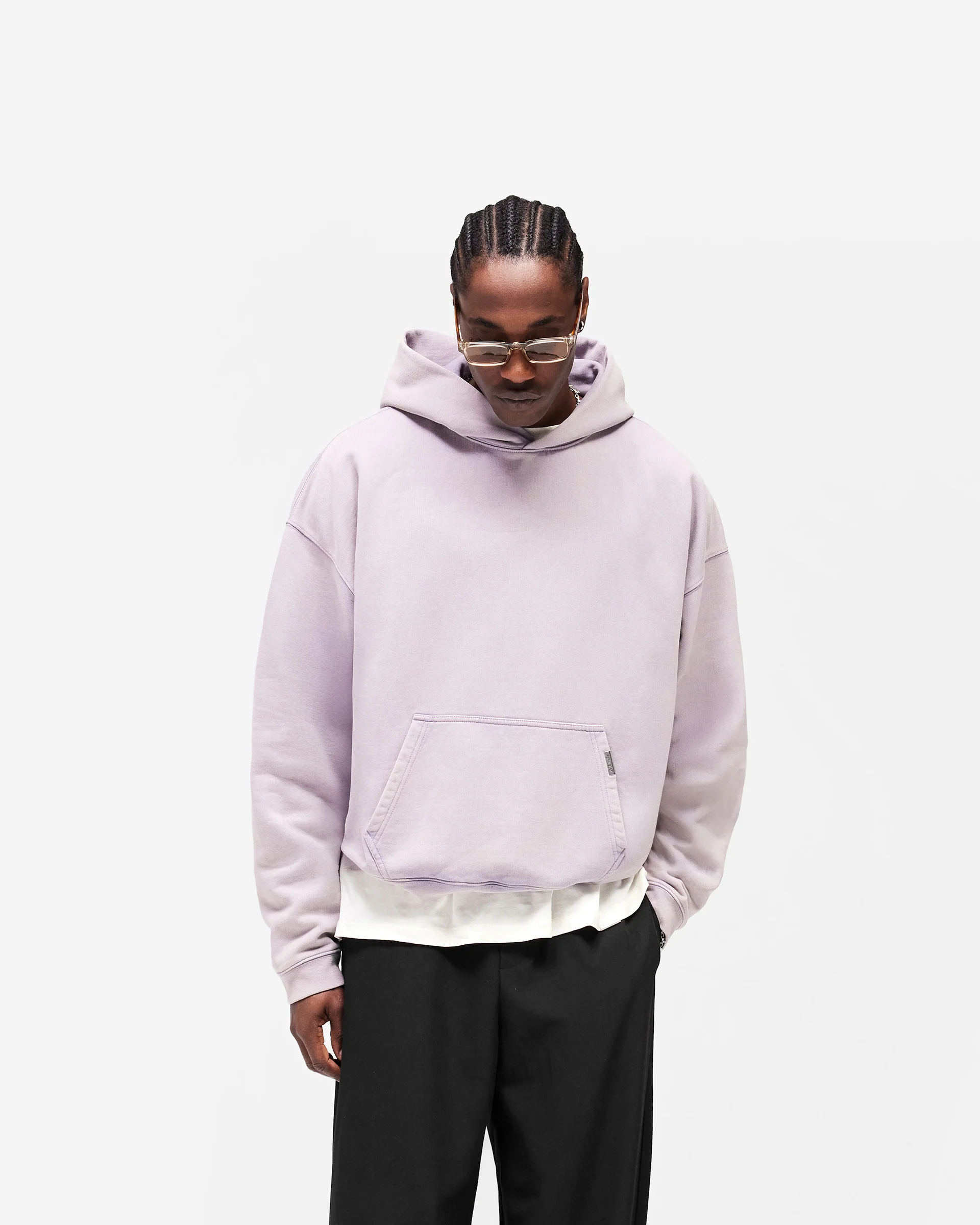 Initial Boxy Hoodie - Mist - Image 3