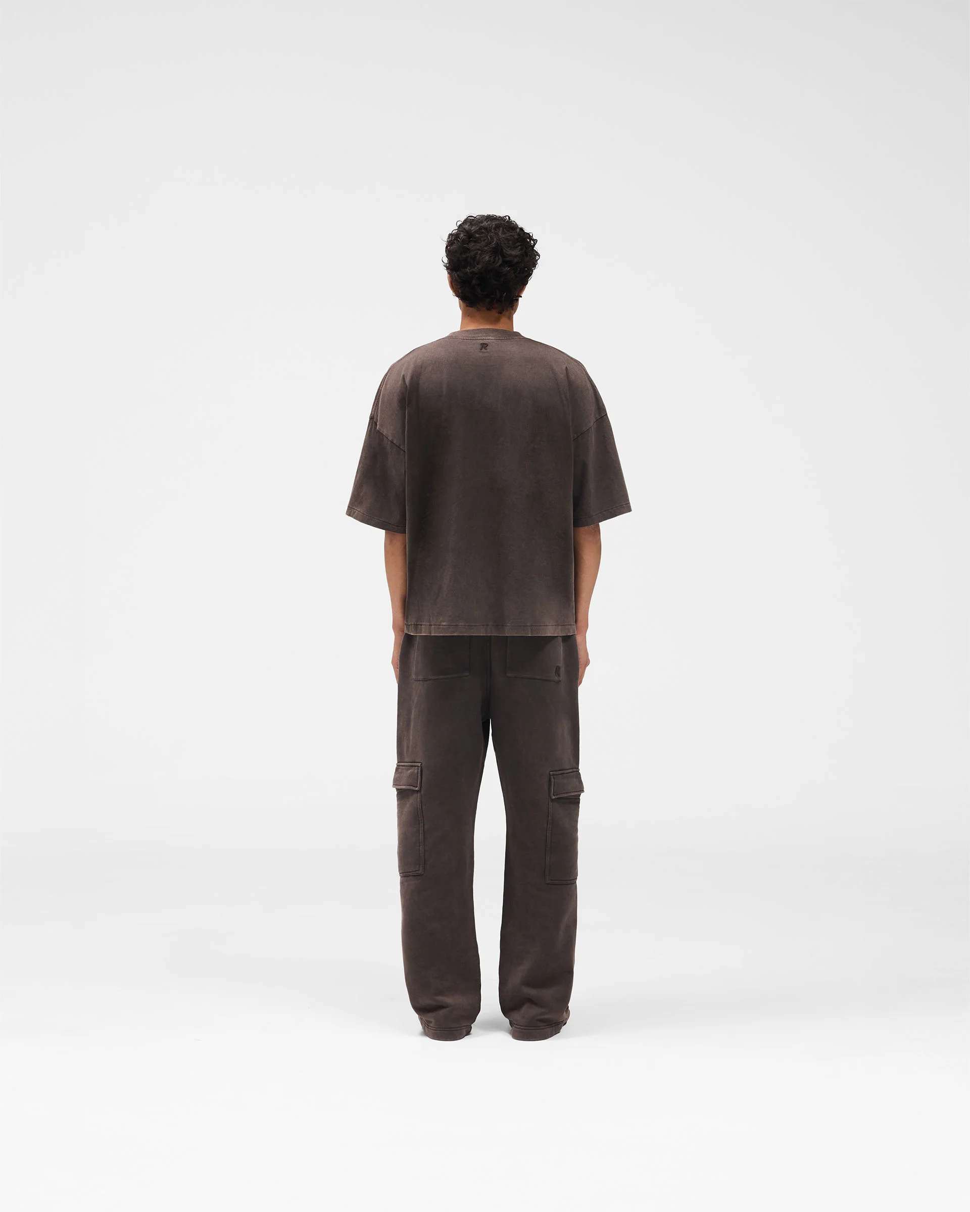 Initial Boxy T-Shirt - Coffee - Image 10