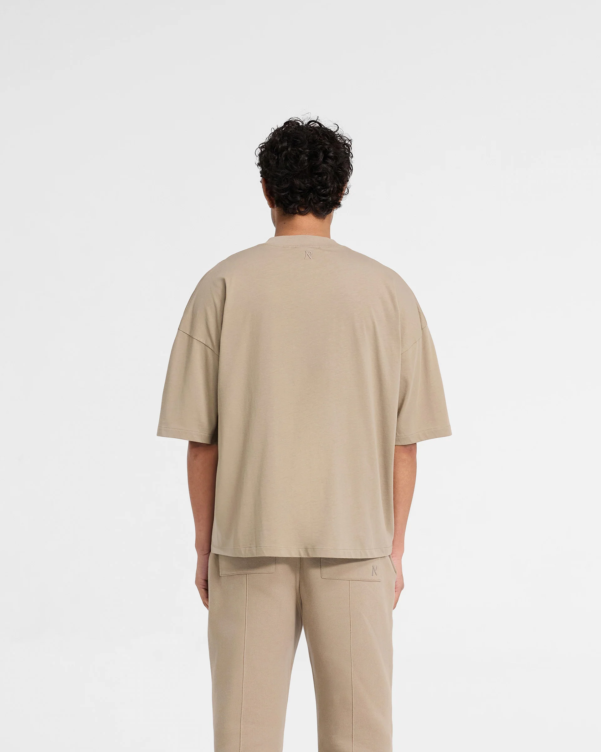 Initial Boxy T-Shirt - Dune - Image 4