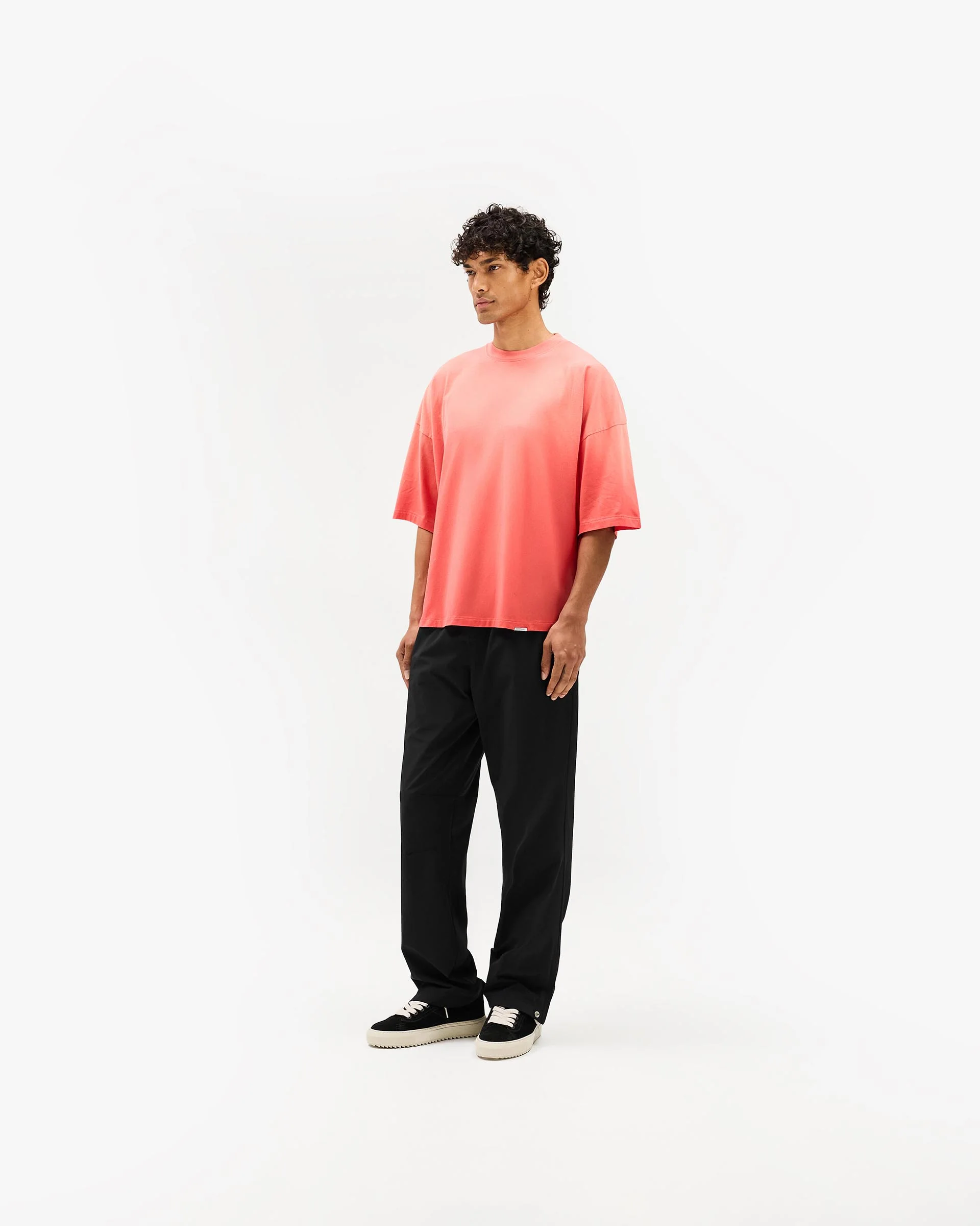 Initial Boxy T-Shirt - Vintage Red - Image 6