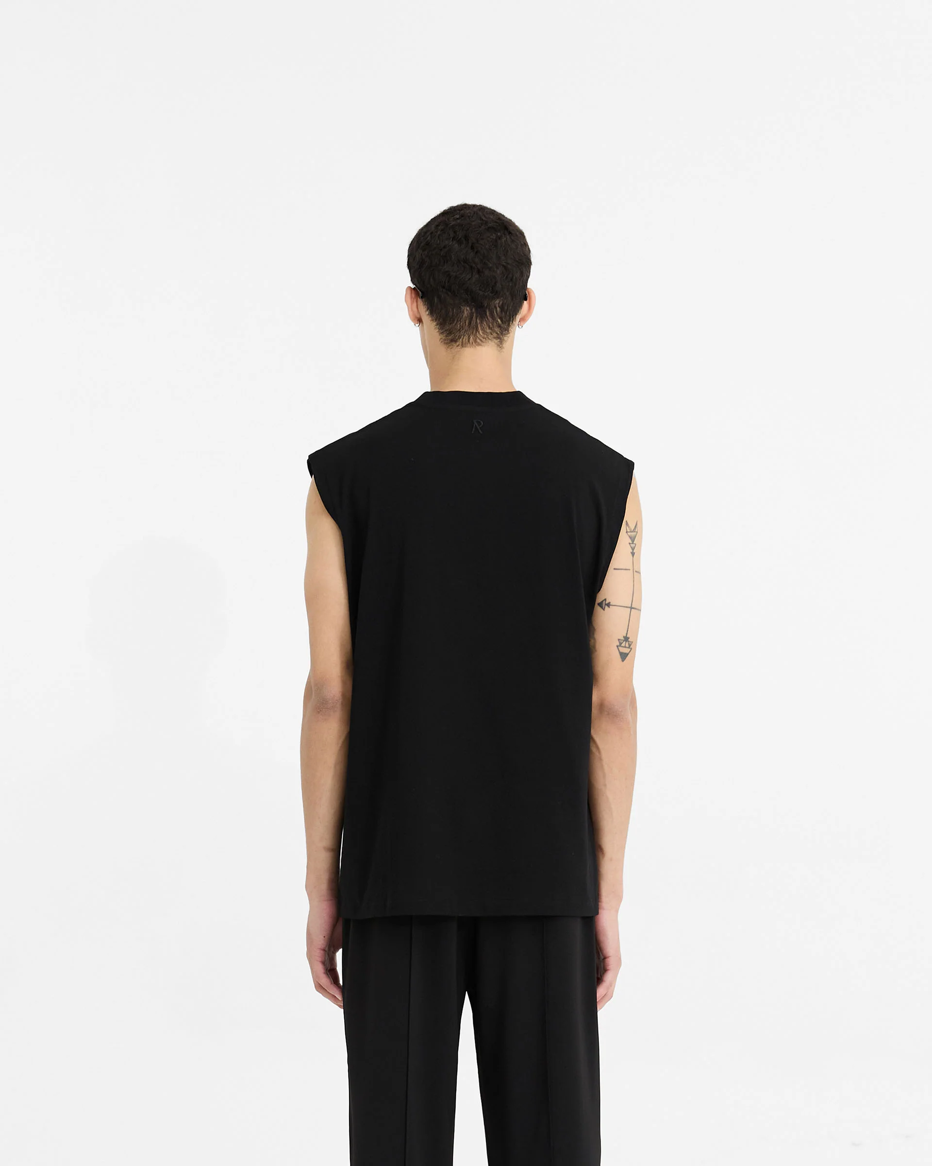 Initial Boxy Tank - Black - Image 4