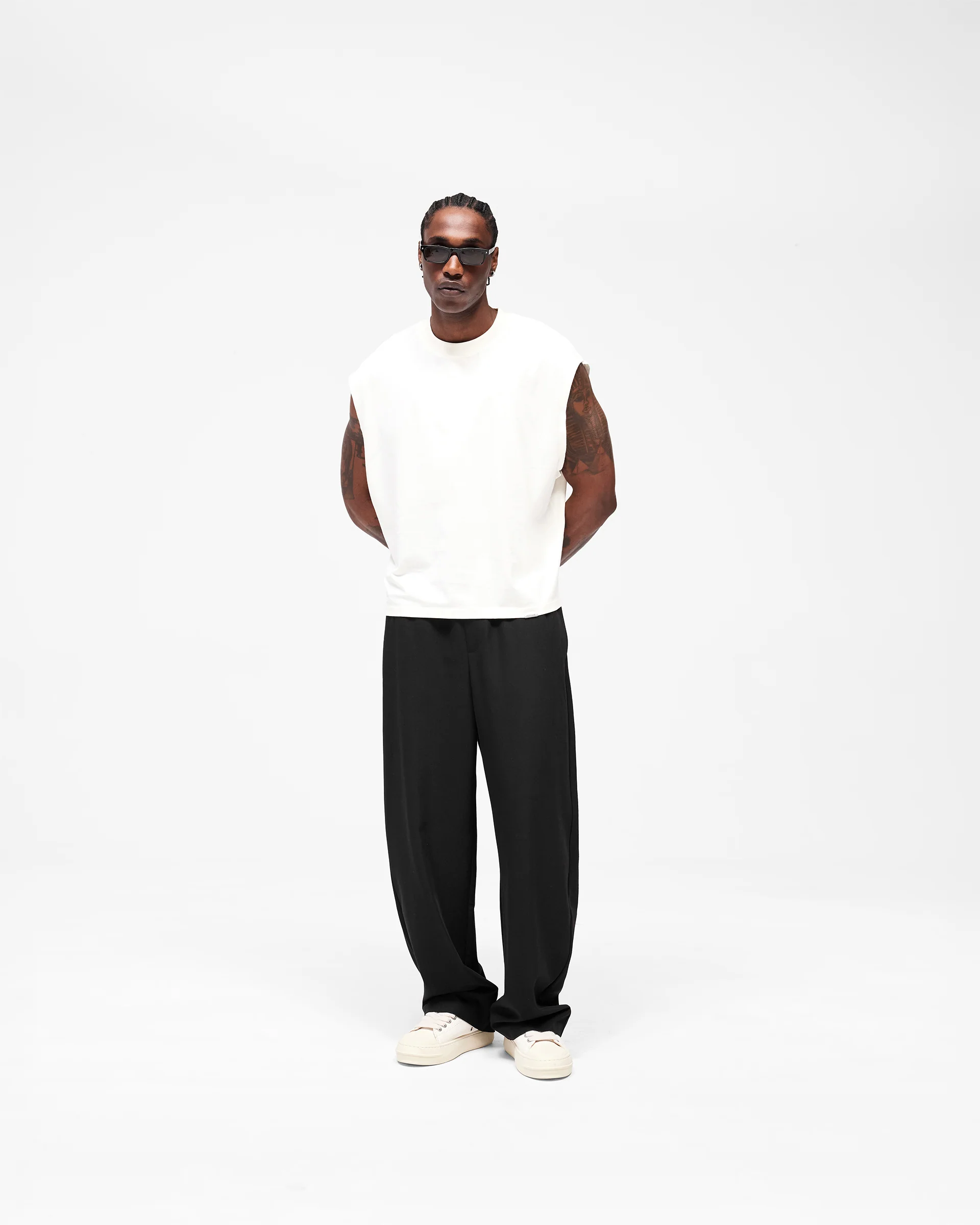 Initial Boxy Tank - Flat White - Image 8
