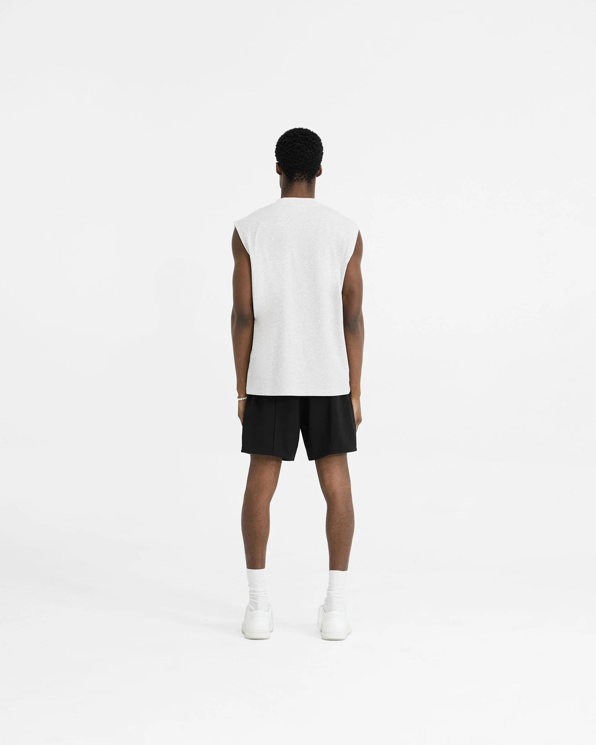 Initial Boxy Tank - Ice Grey Marl - Image 7