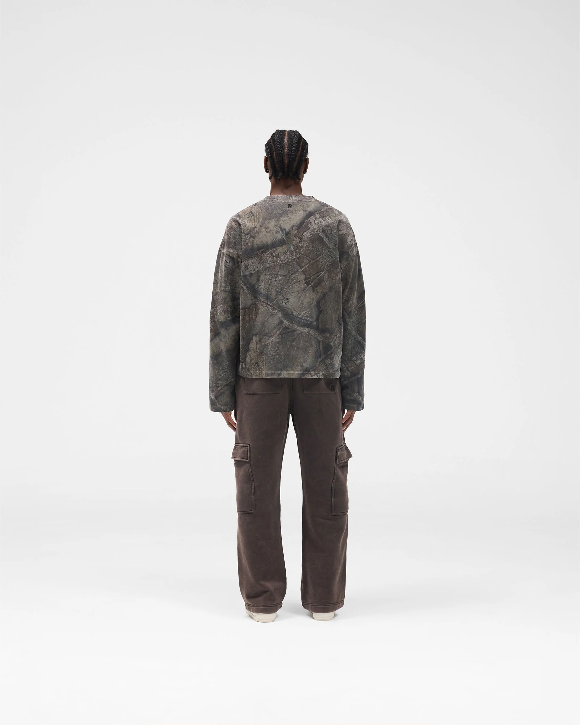 Initial Cargo Sweatpants - Coffee - Image 9