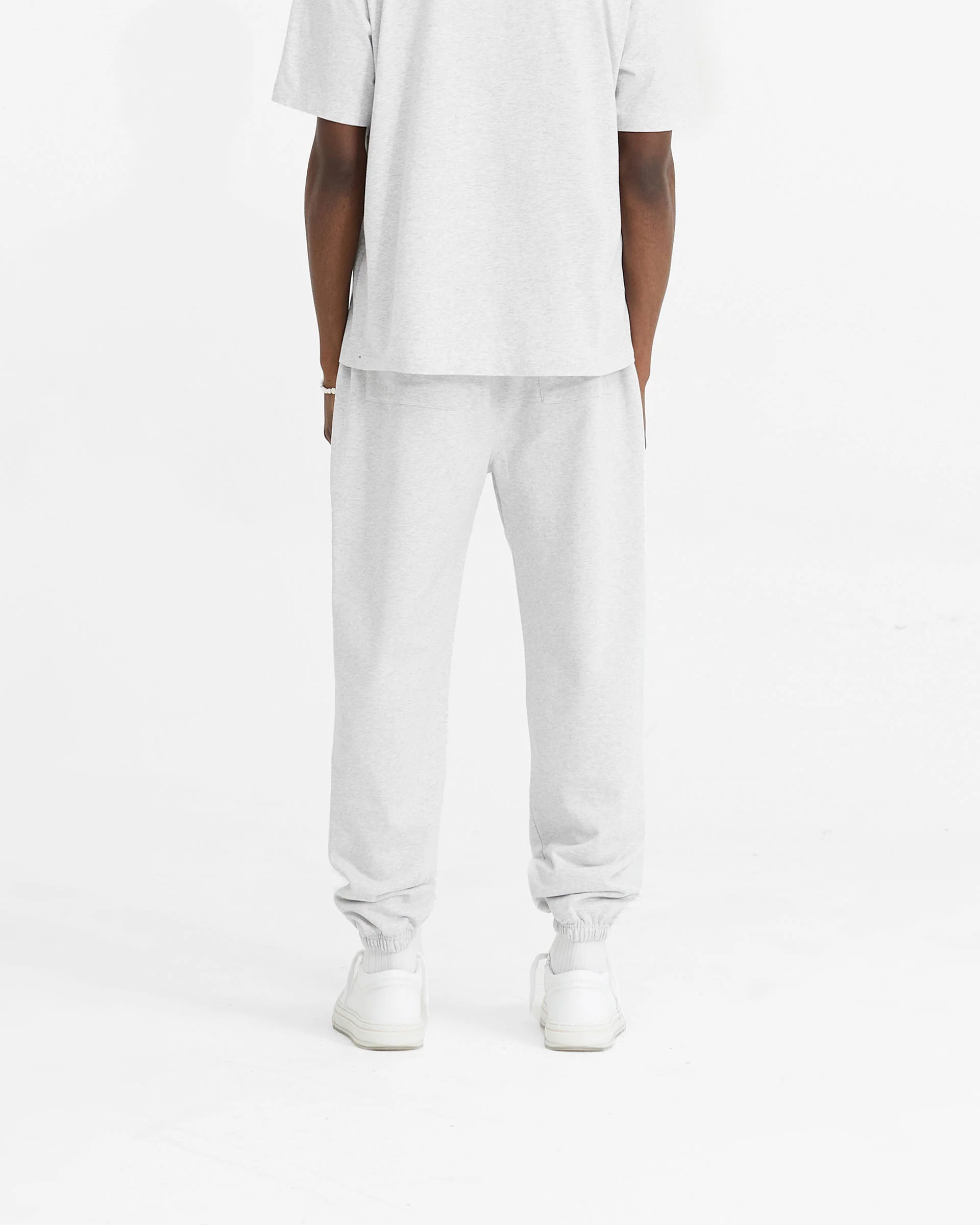 Initial Cuffed Sweatpant - Ice Grey Marl - Image 5