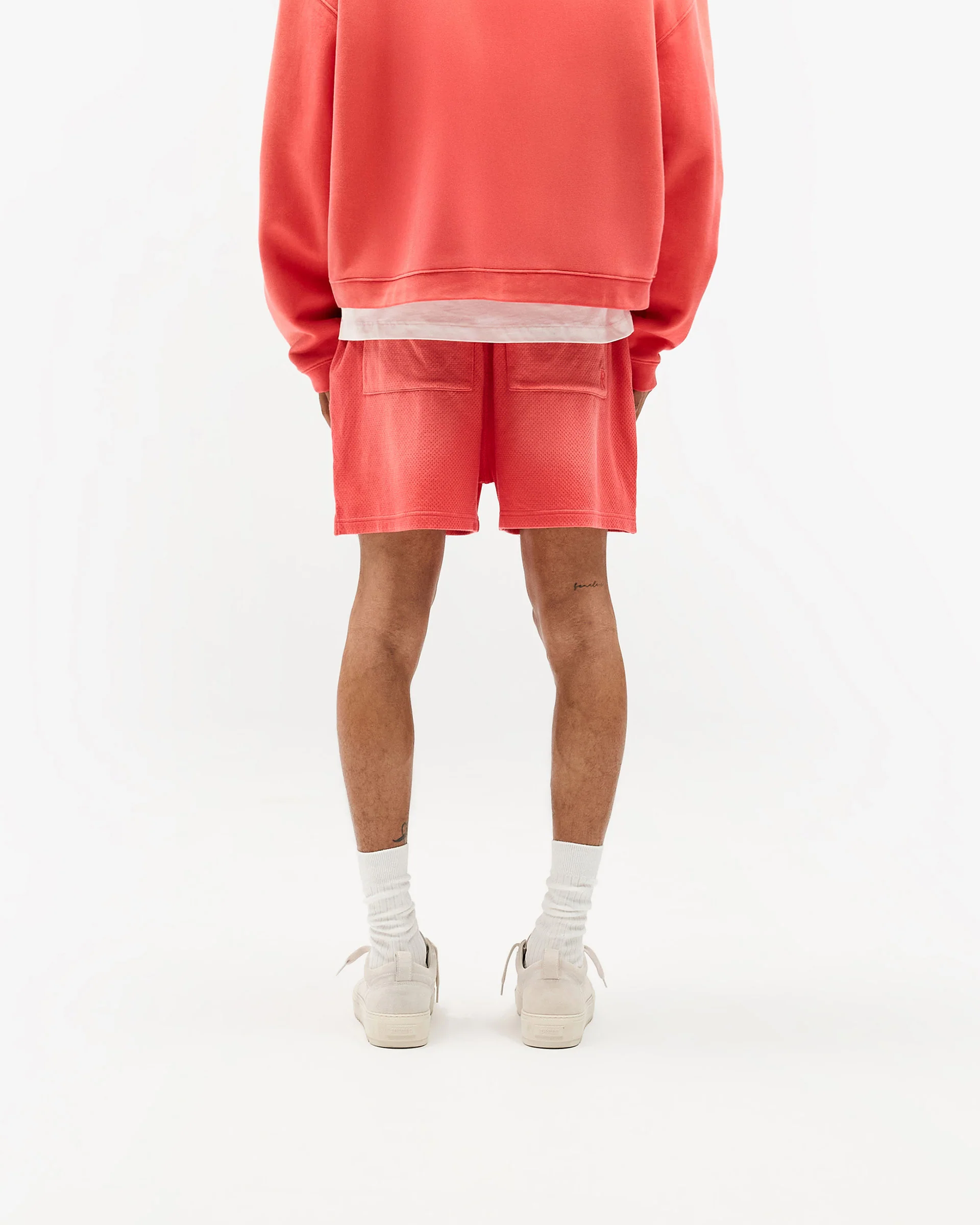 Initial Mesh Shorts - Vintage Red - Image 5