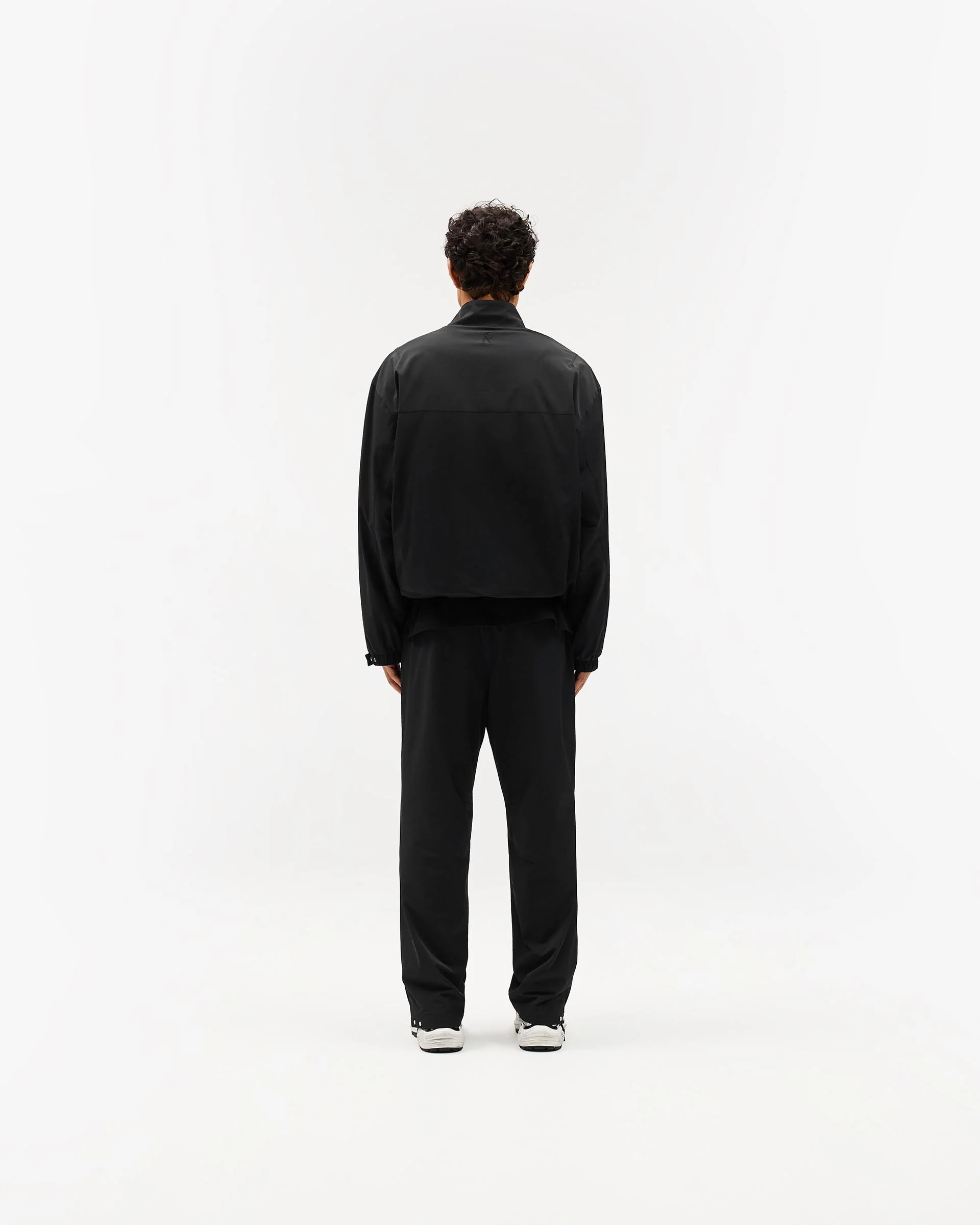 Initial Nylon Track Pant - Black - Image 9
