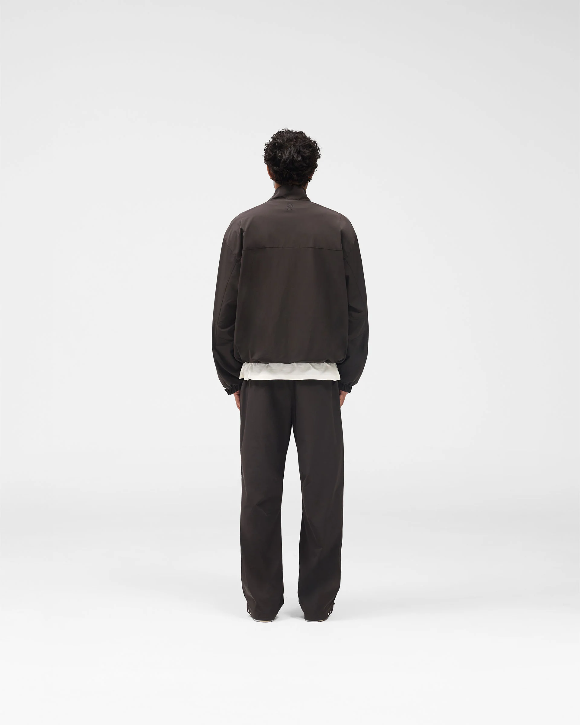 Initial Nylon Track Pant - Coffee - Image 12