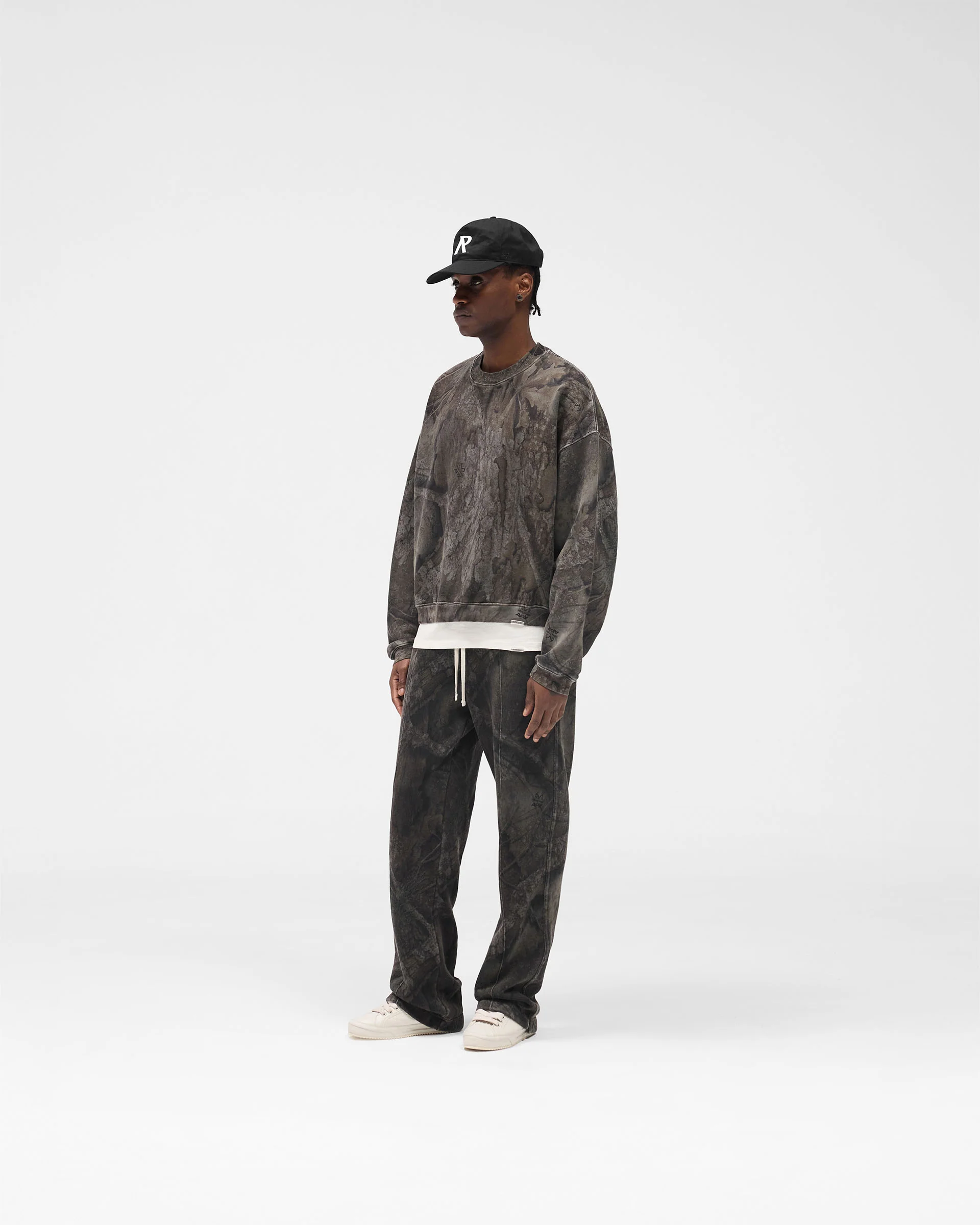 Initial Overdye Realtree® Boxy Sweater - Overdyed Black - Image 8