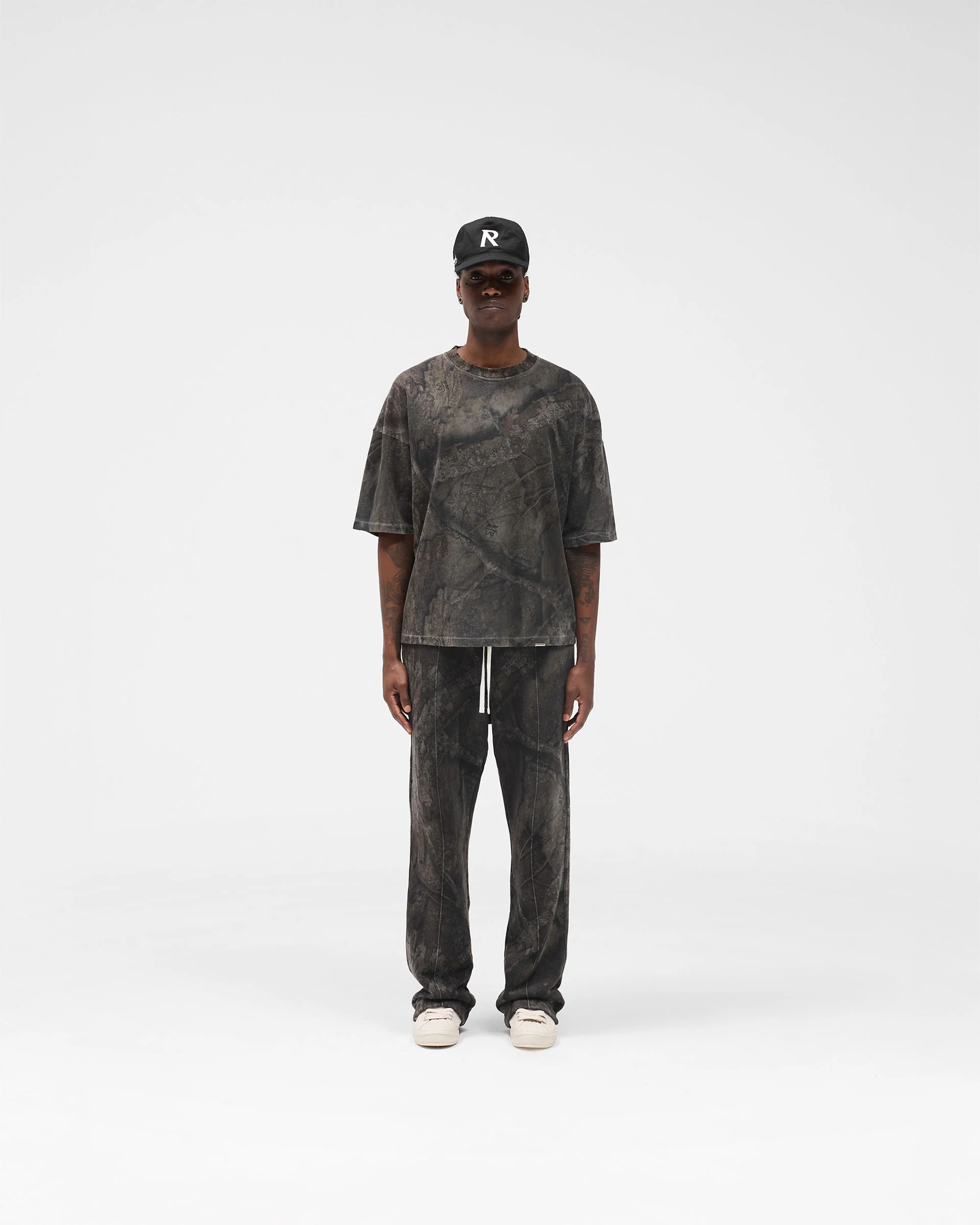Initial Overdye Realtree® Boxy T-Shirt - Overdyed Black - Image 7