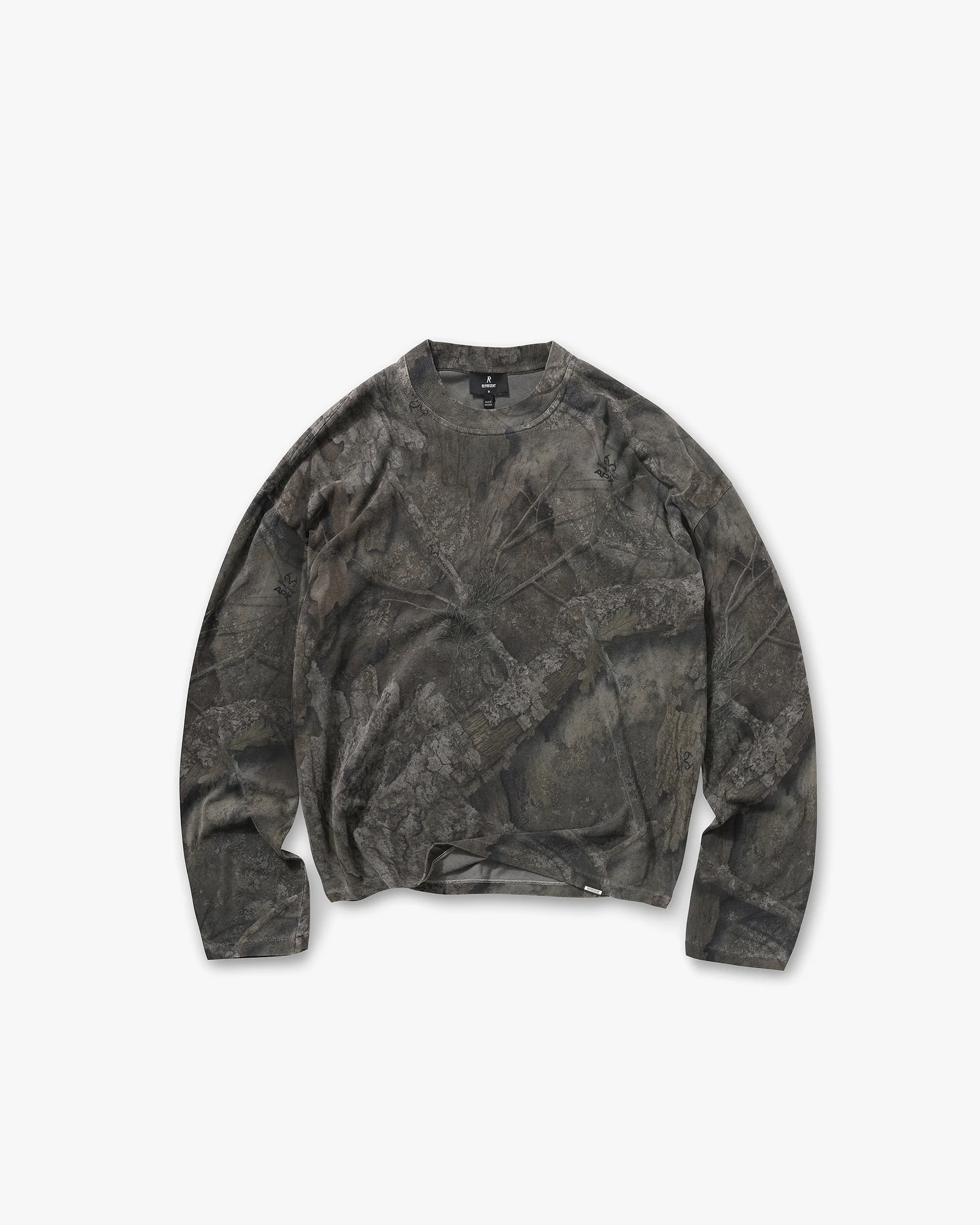 Initial Overdye Realtree® Long Sleeve T-Shirt - Overdyed Black