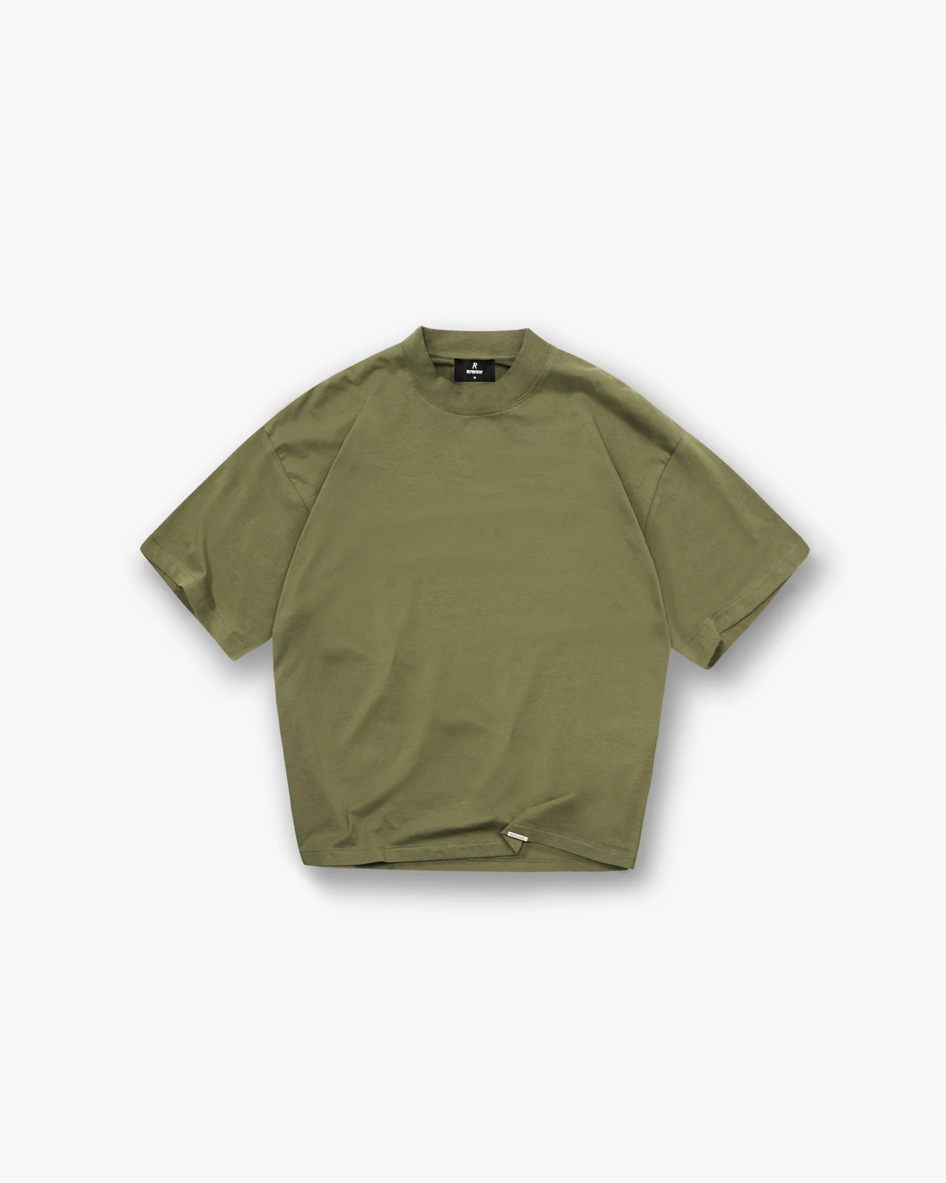 Initial Oversized T-Shirt - Army Green - Image 2