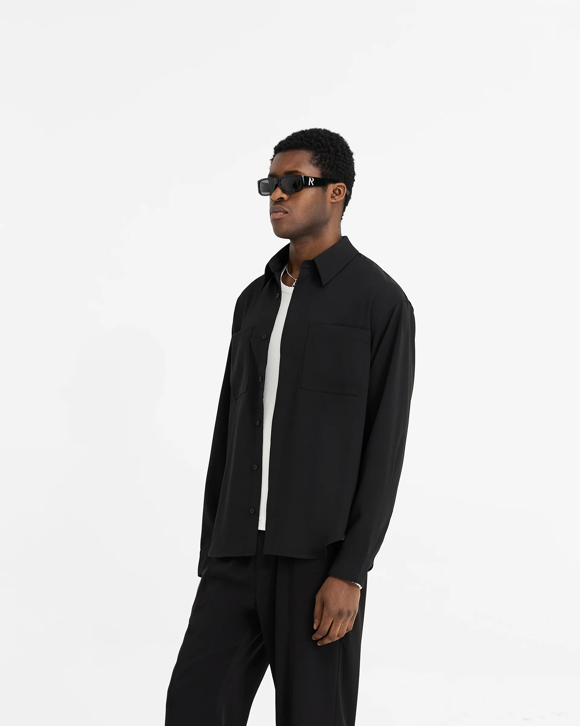 Initial Shirt - Black - Image 4