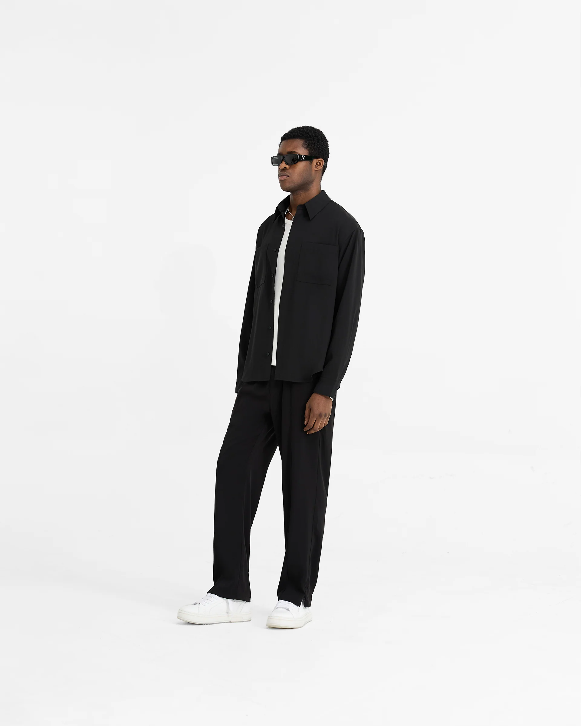 Initial Shirt - Black - Image 7