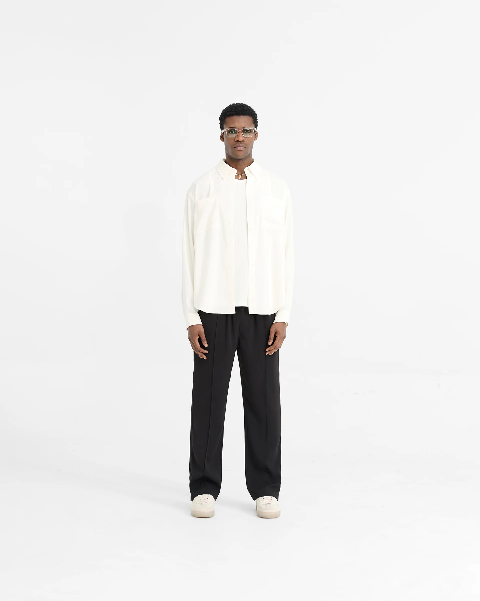 Initial Shirt - Flat White - Image 6