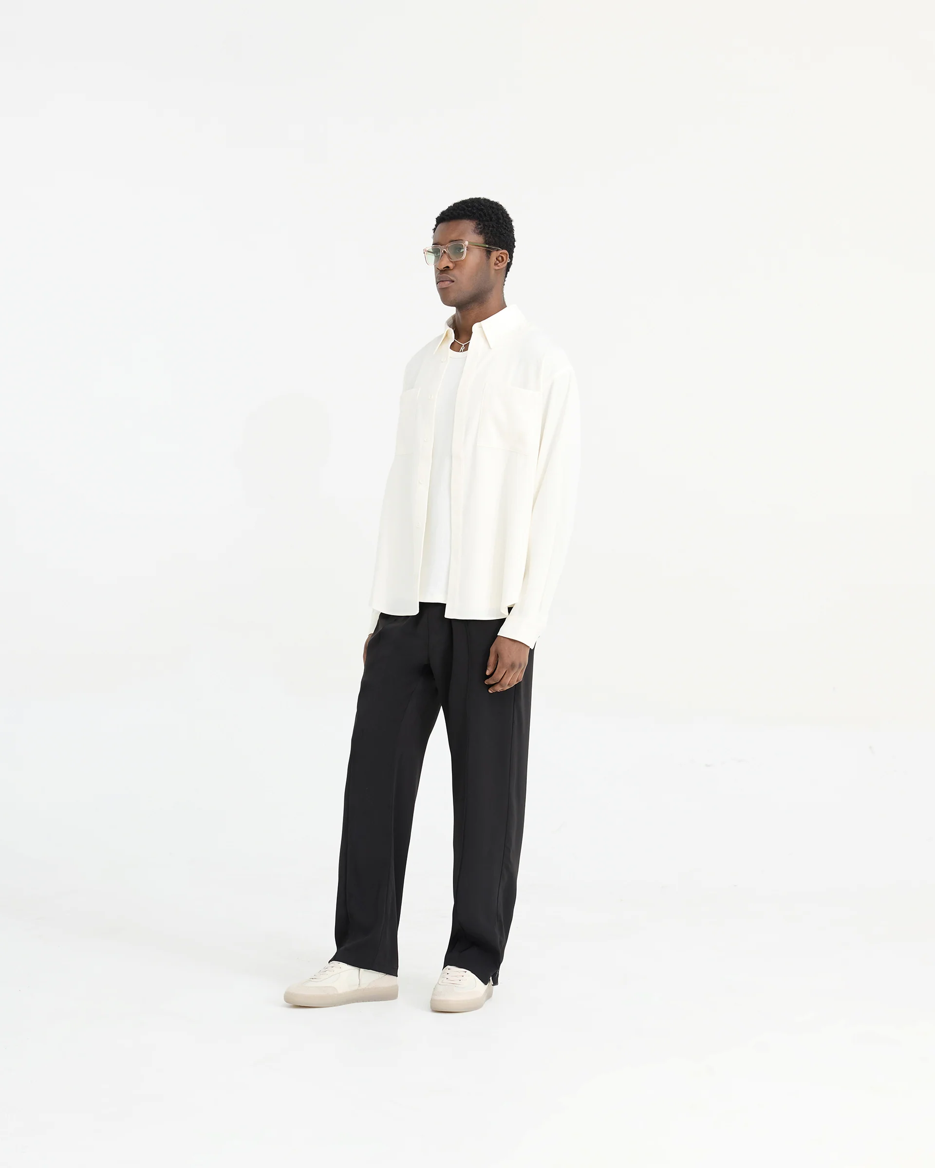 Initial Shirt - Flat White - Image 7