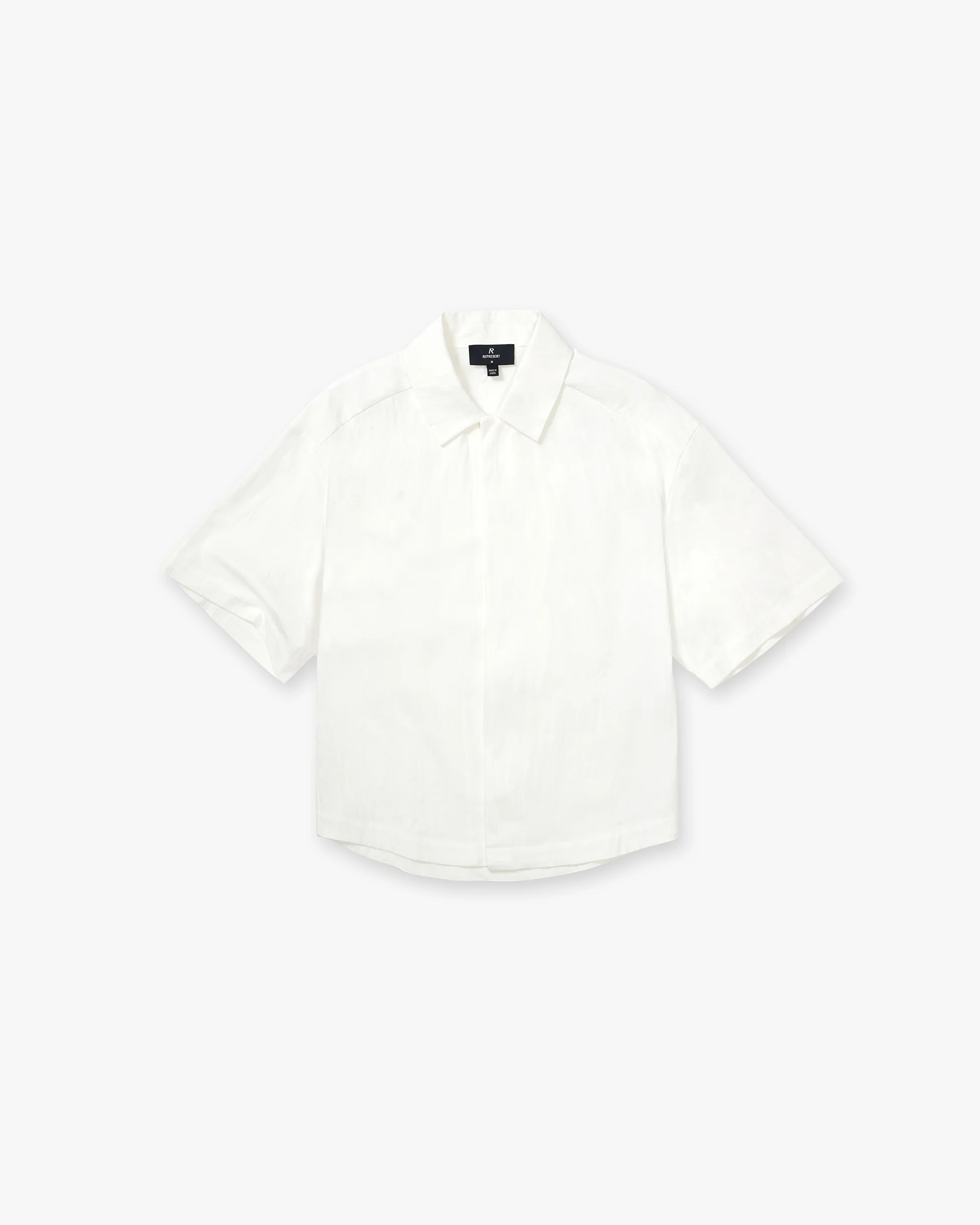 Initial Short Sleeve Shirt - Flat White