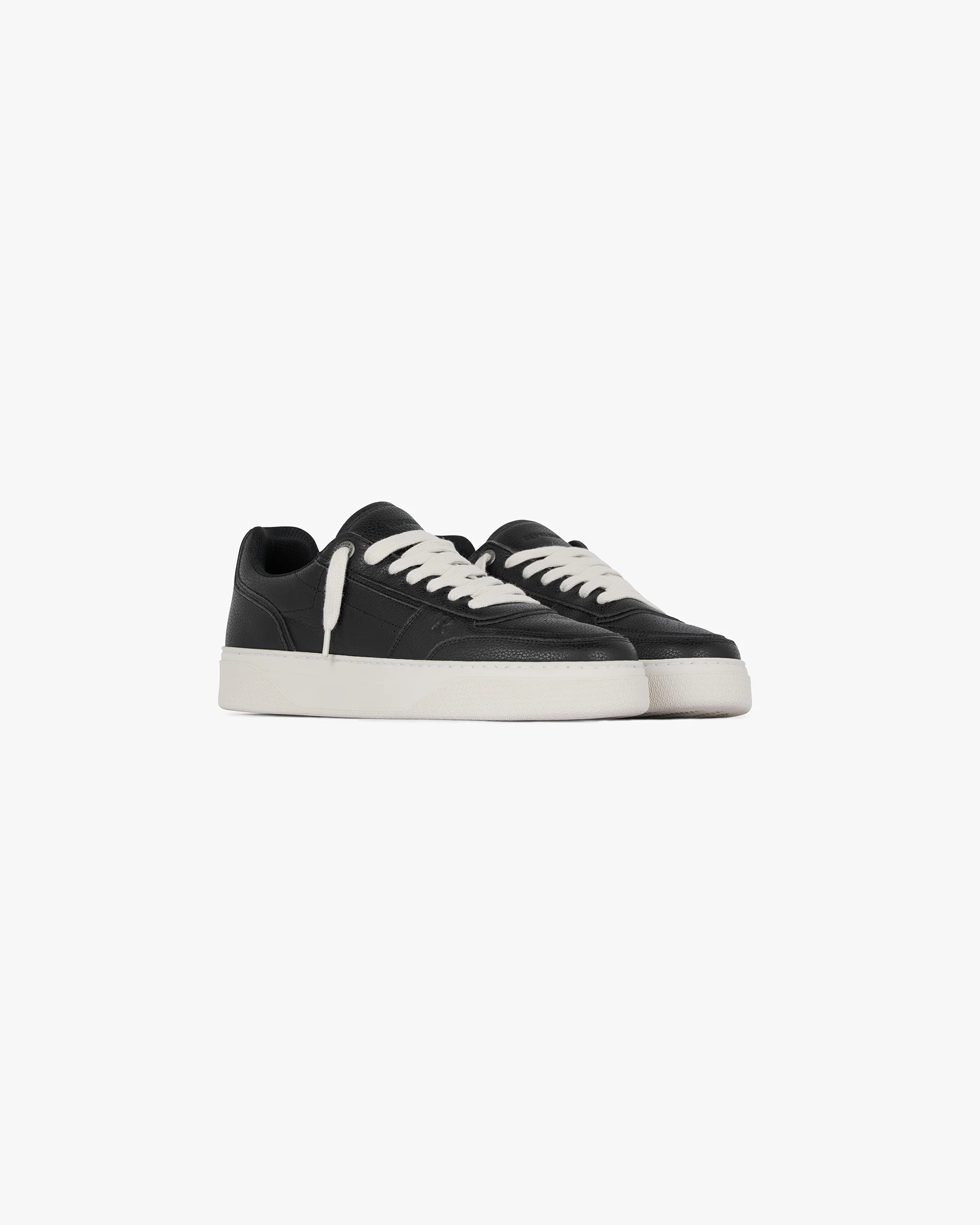 Initial Sneaker - Leather - Black - Image 2
