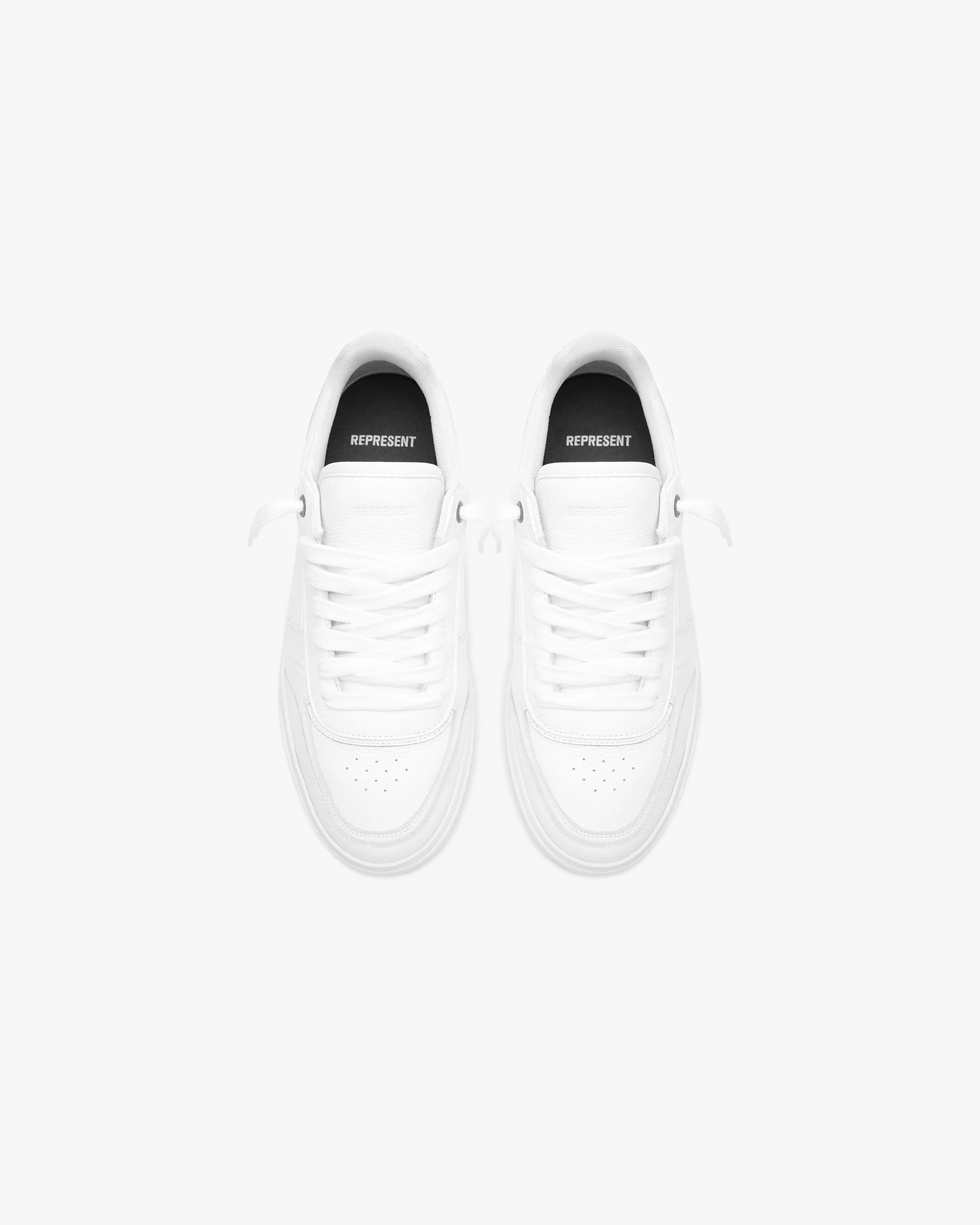 Initial Sneaker - Leather - Flat White - Image 5