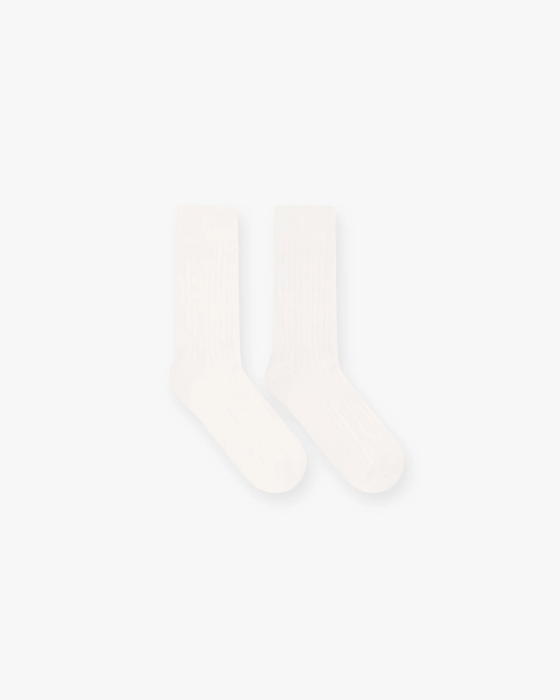 Initial Socks - Flat White