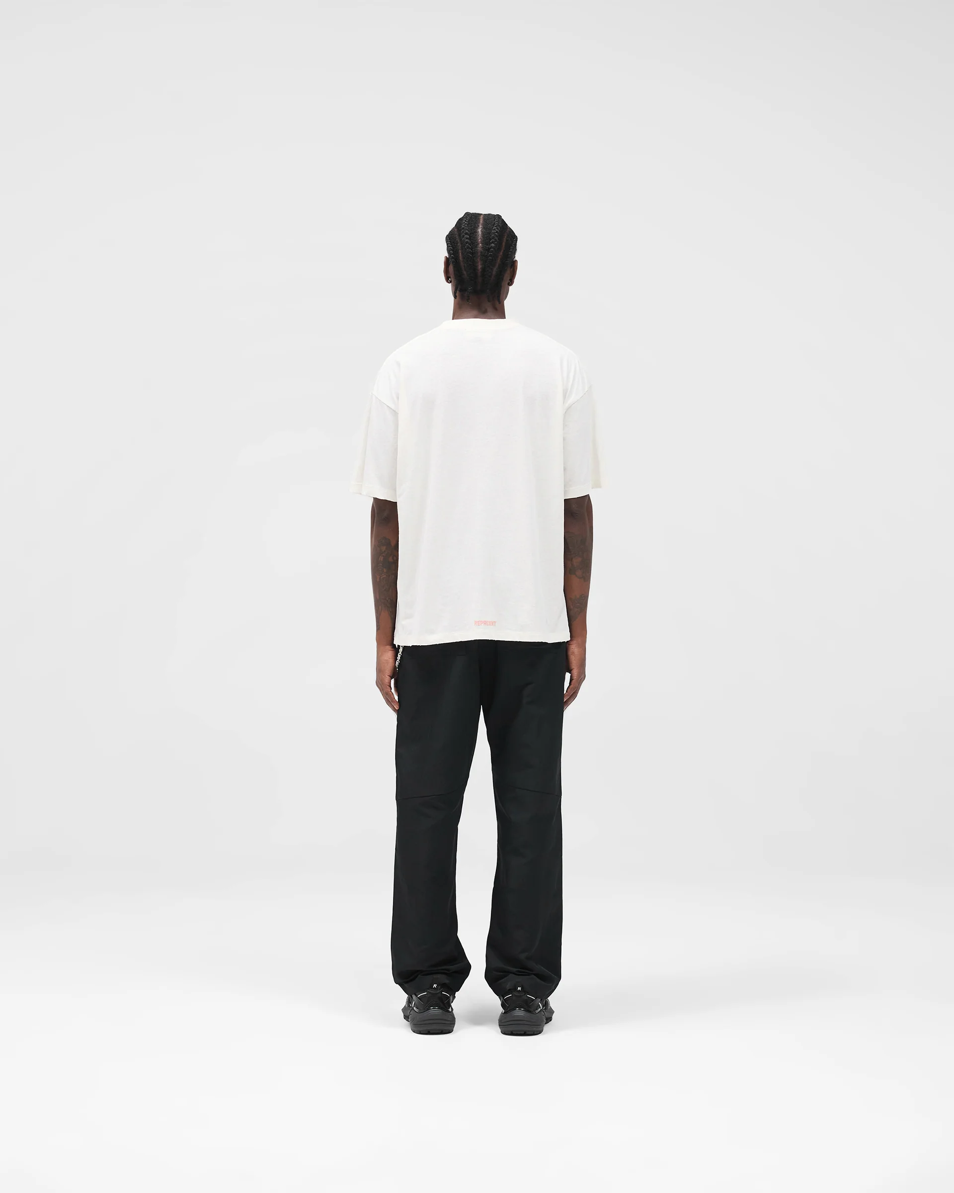 Initial Star T-Shirt - Flat White - Image 7