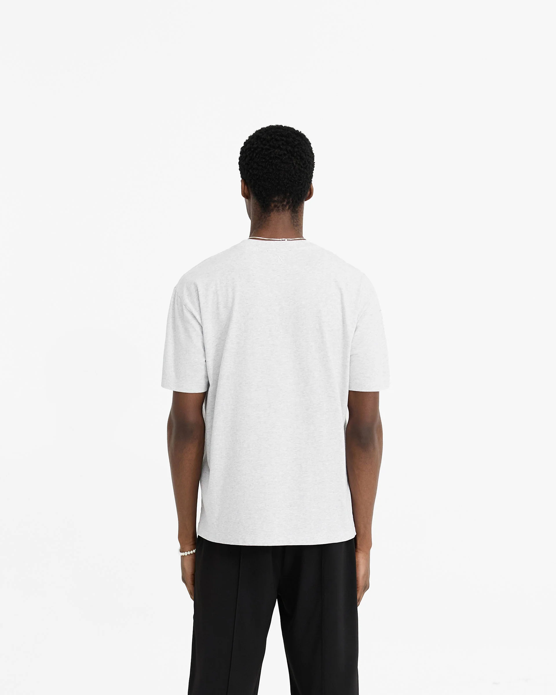 Initial T-Shirt - Ice Grey Marl - Image 4