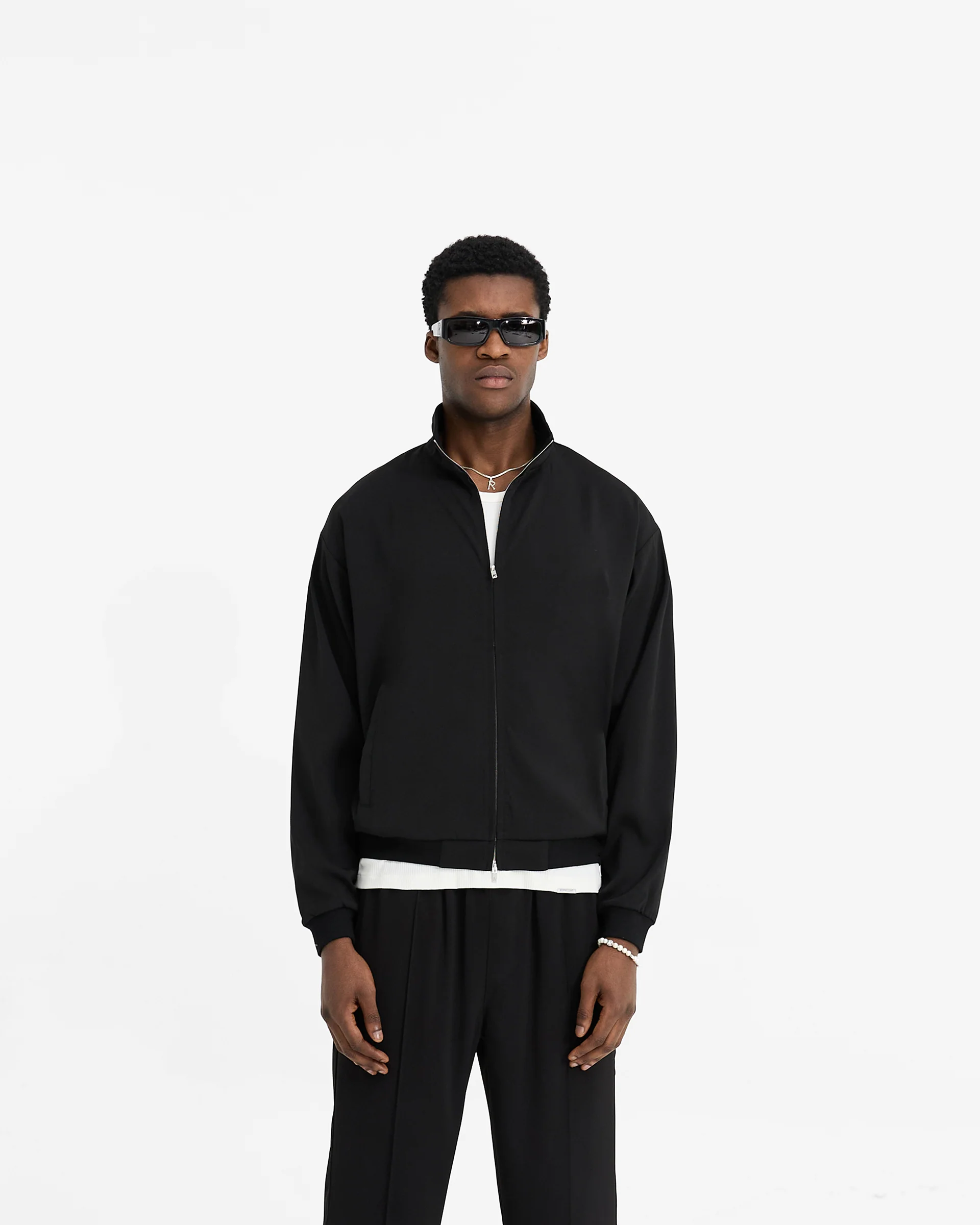 Initial Track Jacket - Black - Image 3