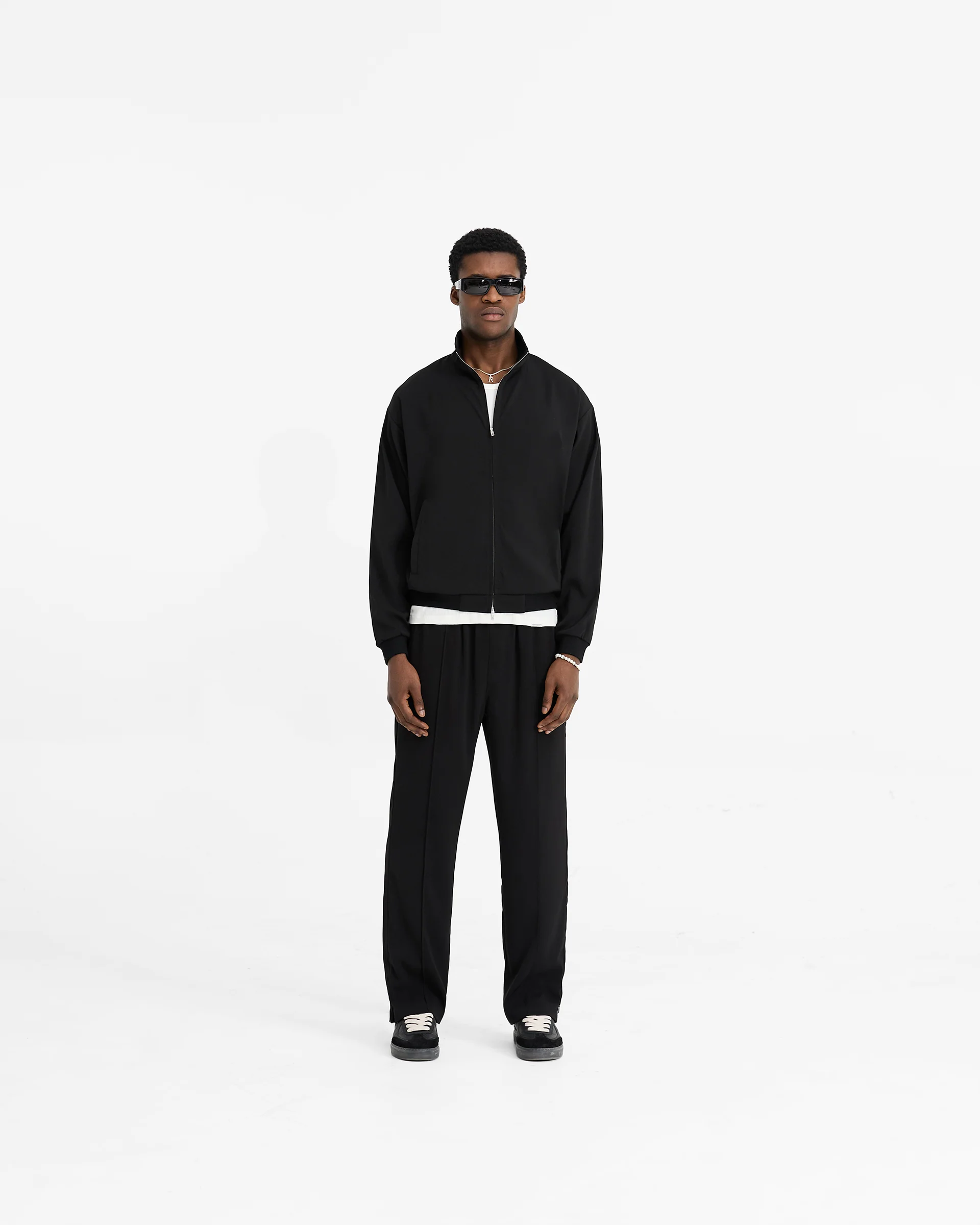 Initial Track Jacket - Black - Image 5
