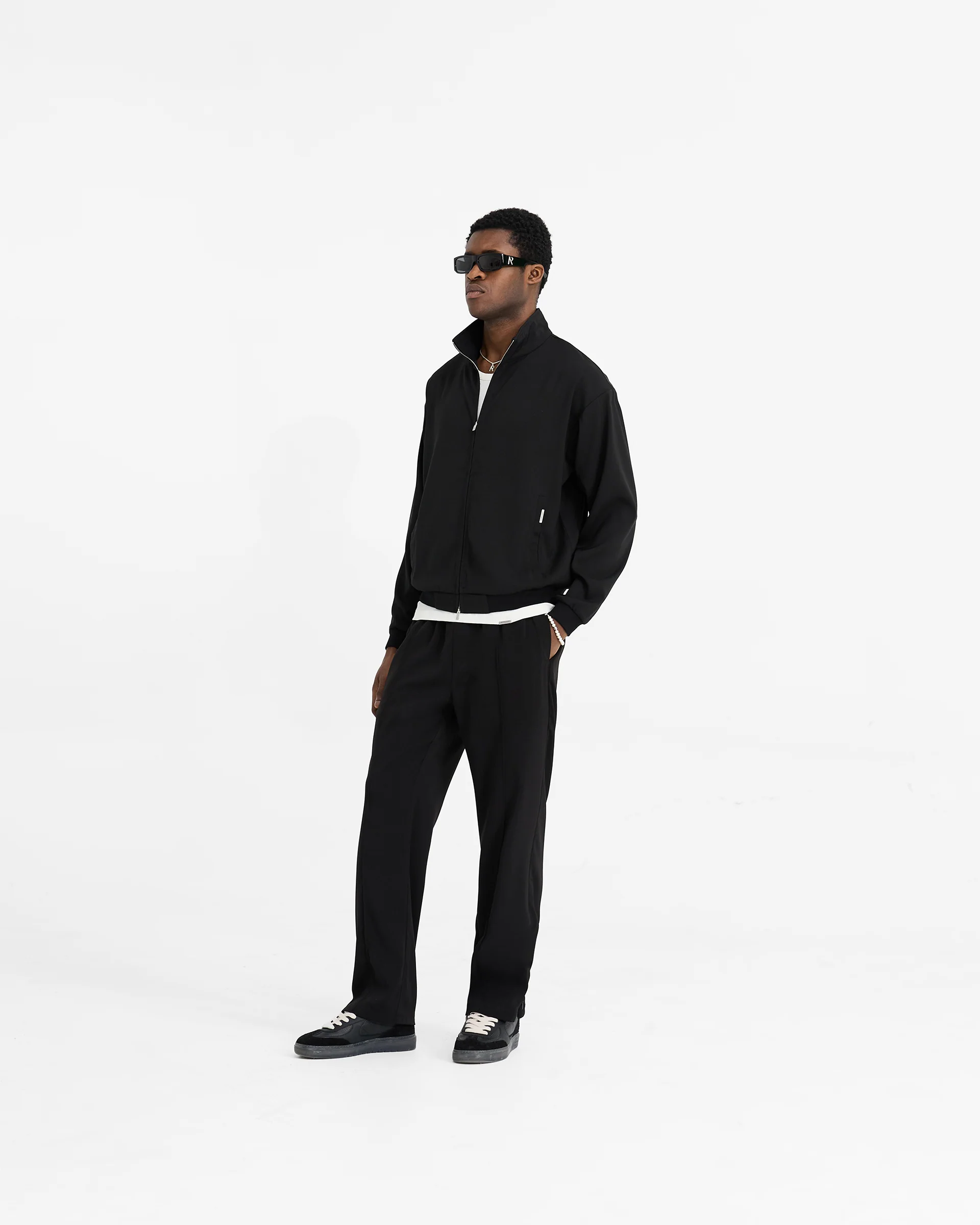 Initial Track Jacket - Black - Image 6