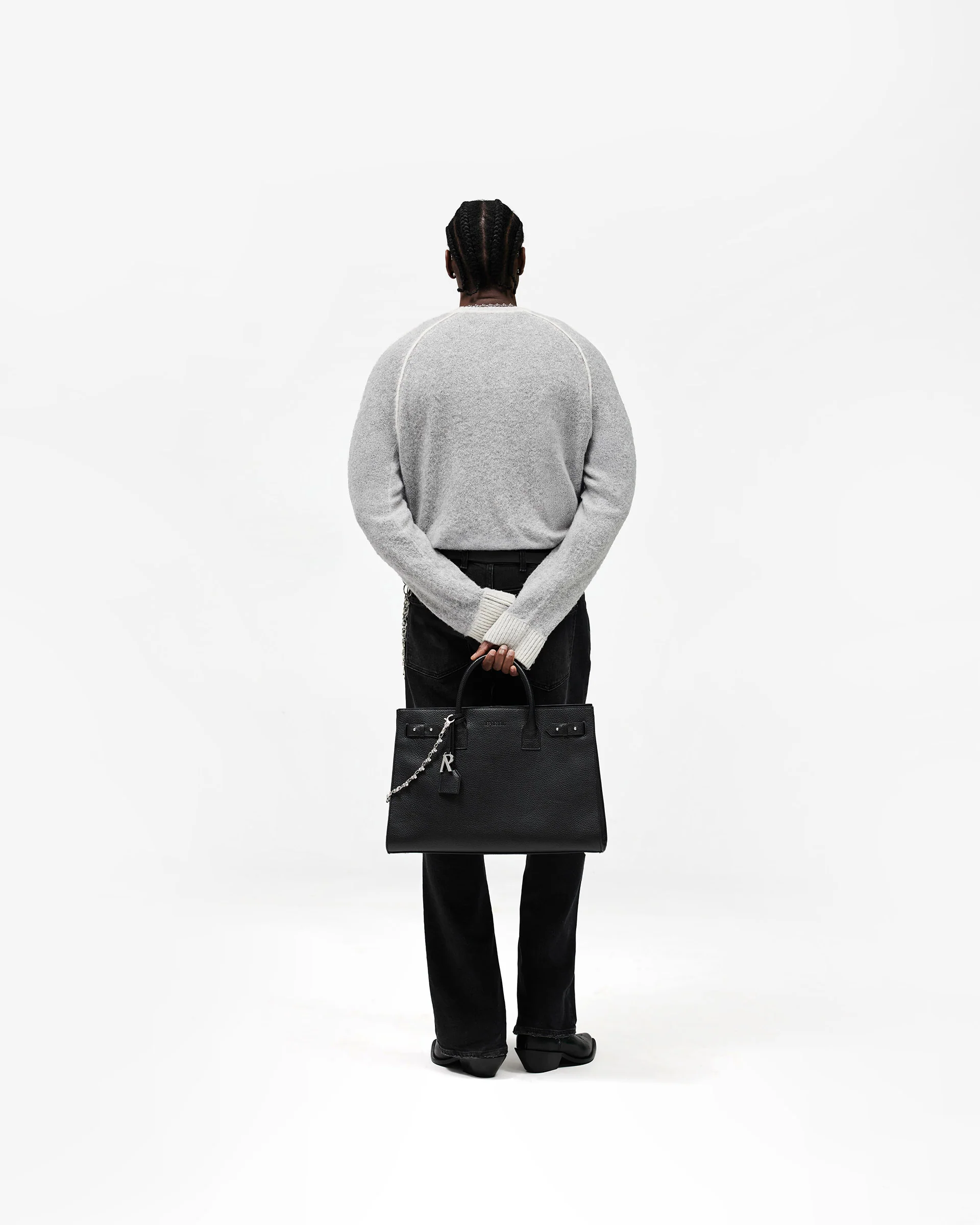 Kick Flare Denim - Aged Black - Image 10