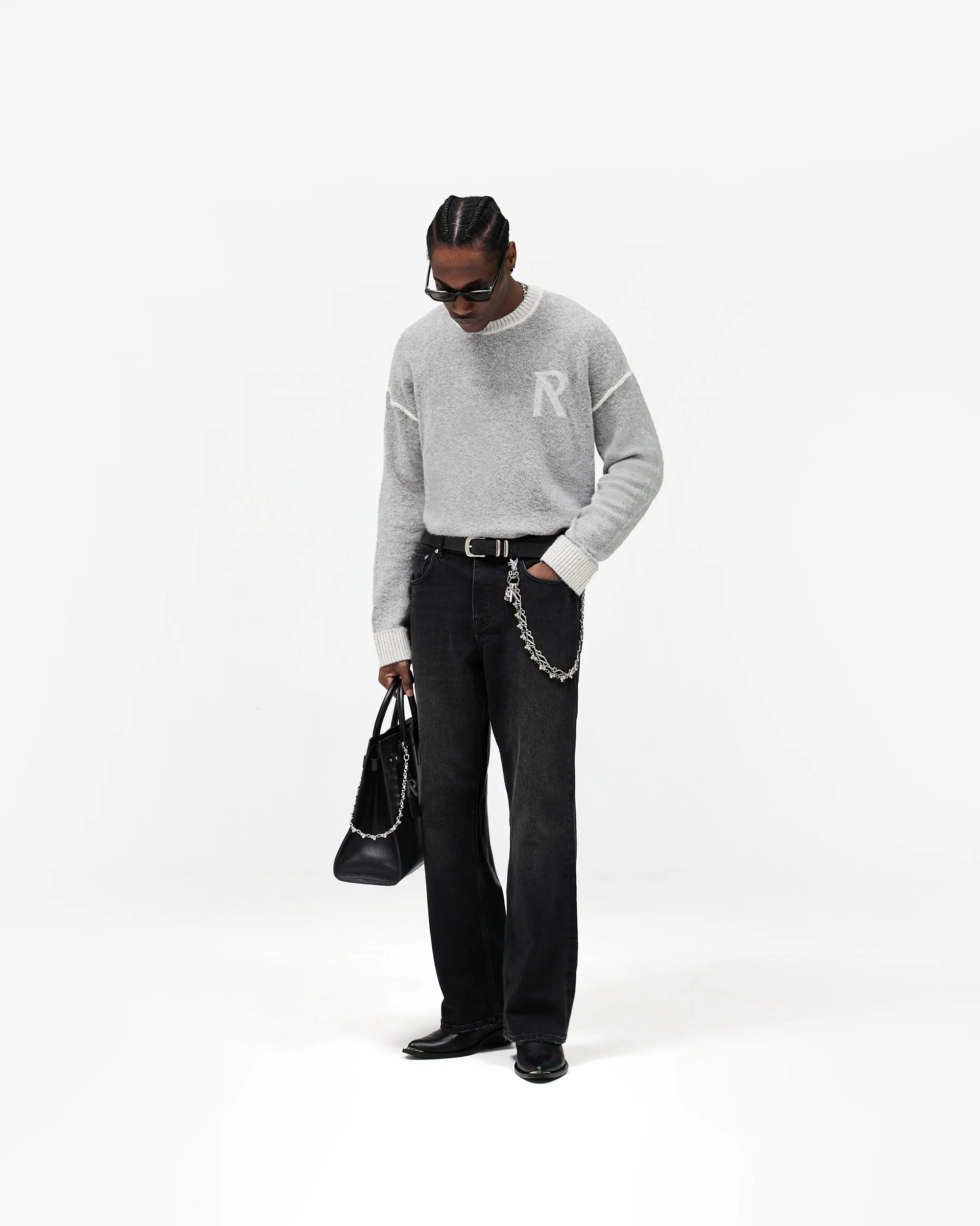 Laurel Knit Sweater - Sun Fade Grey - Image 11