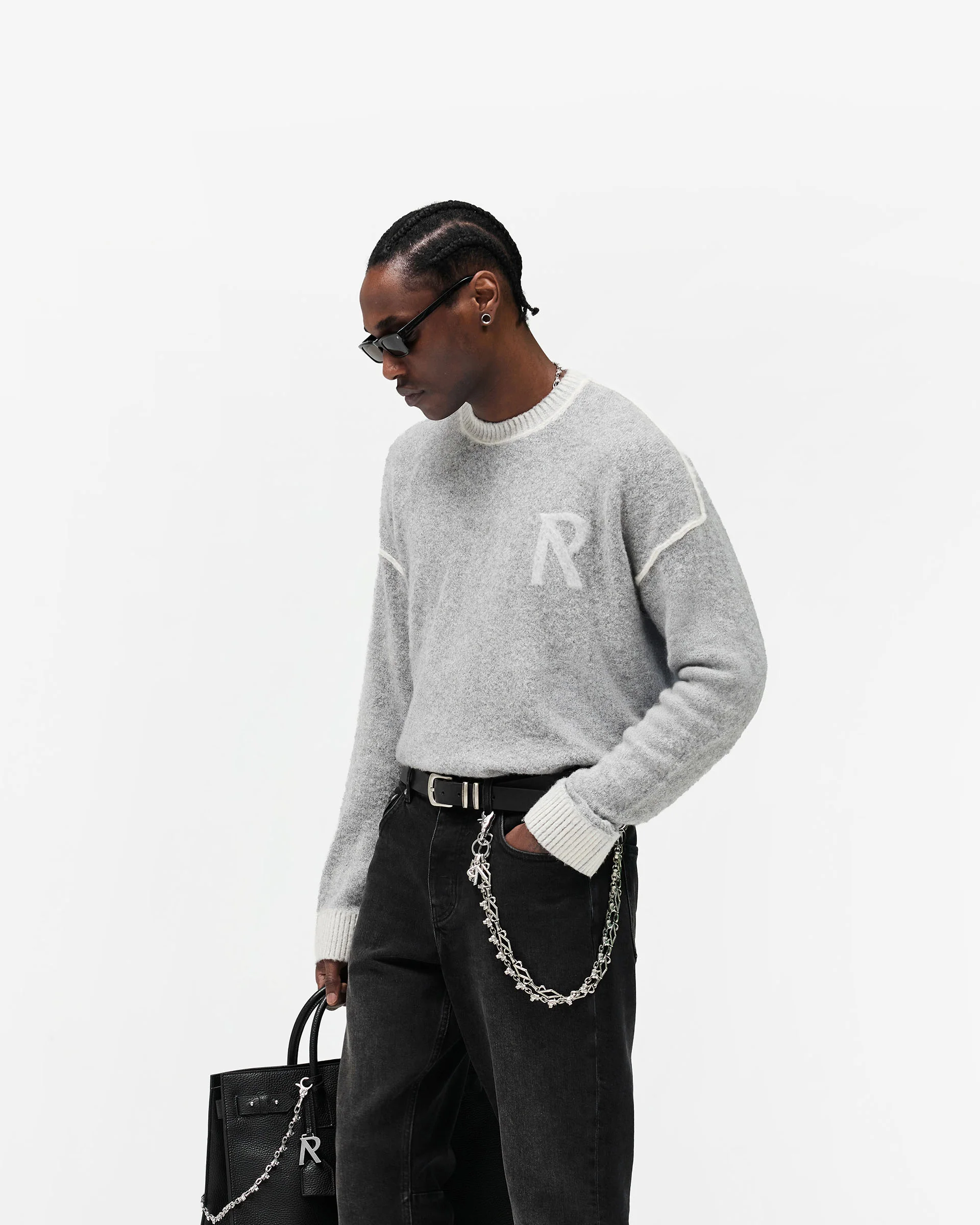 Laurel Knit Sweater - Sun Fade Grey - Image 2