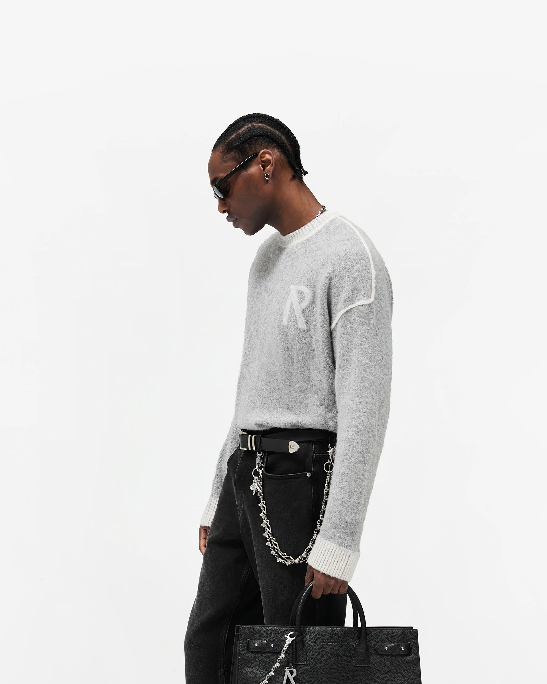 Laurel Knit Sweater - Sun Fade Grey - Image 5