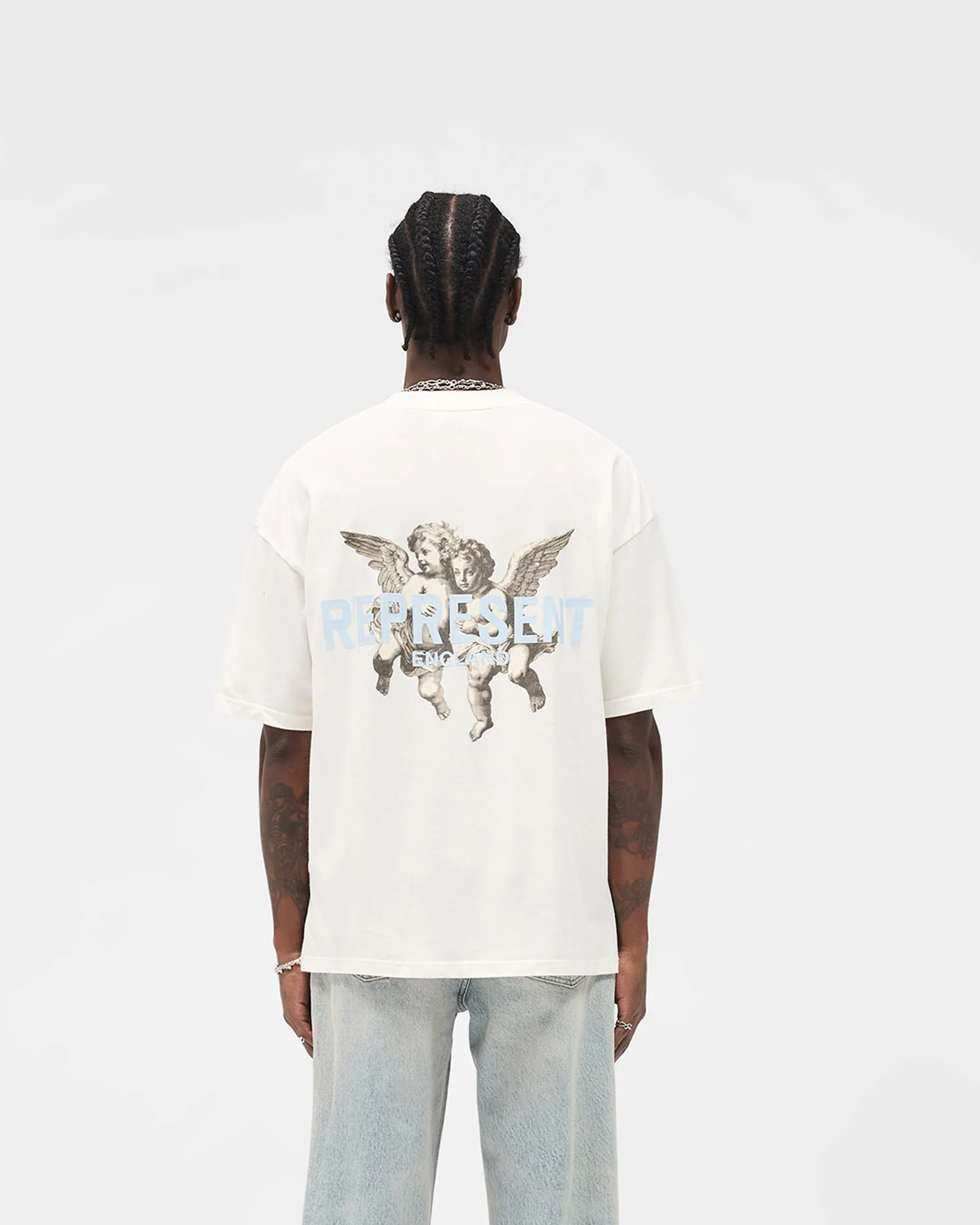 Legacy Cherubs T-Shirt - Flat White - Image 5