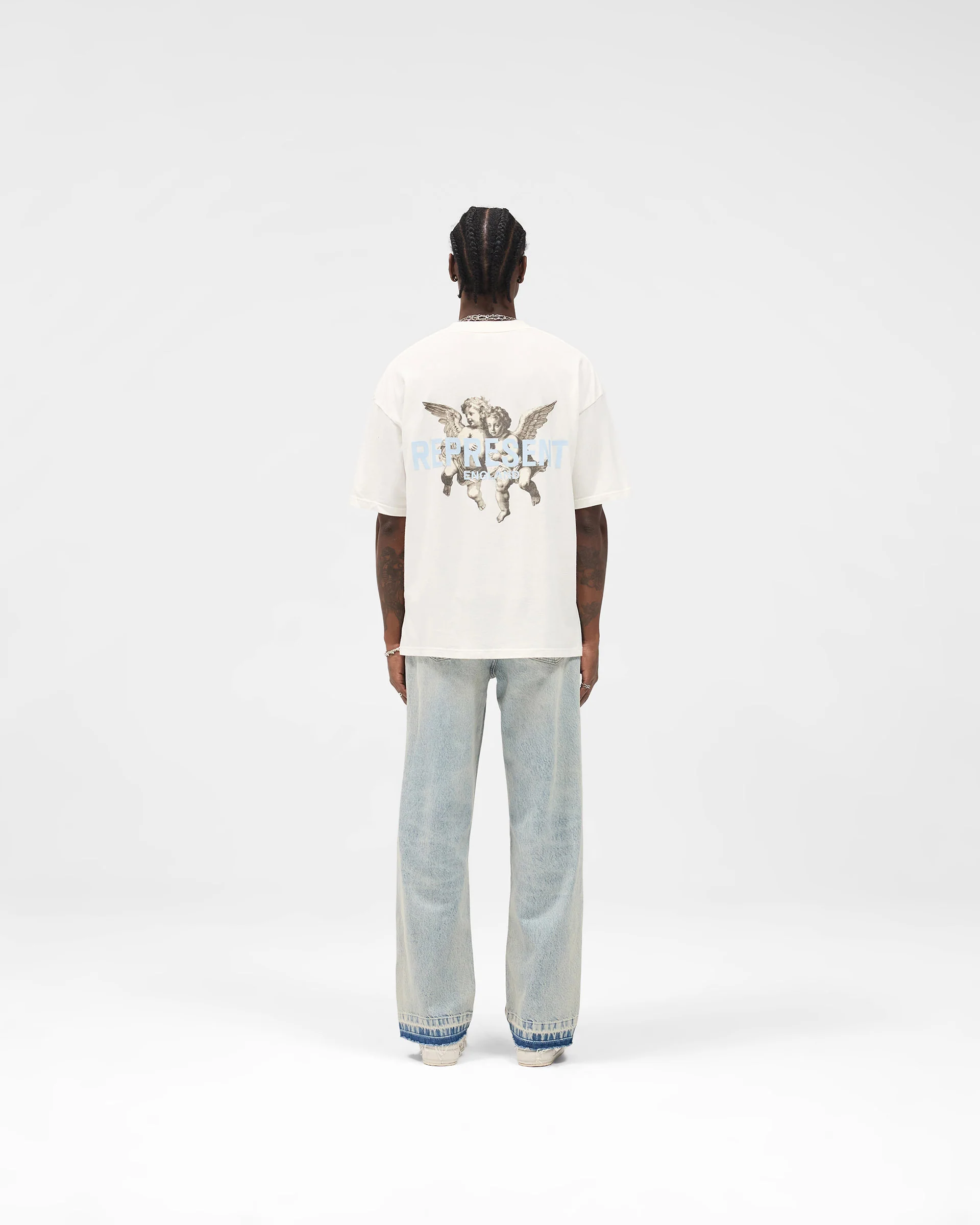 Legacy Cherubs T-Shirt - Flat White - Image 8