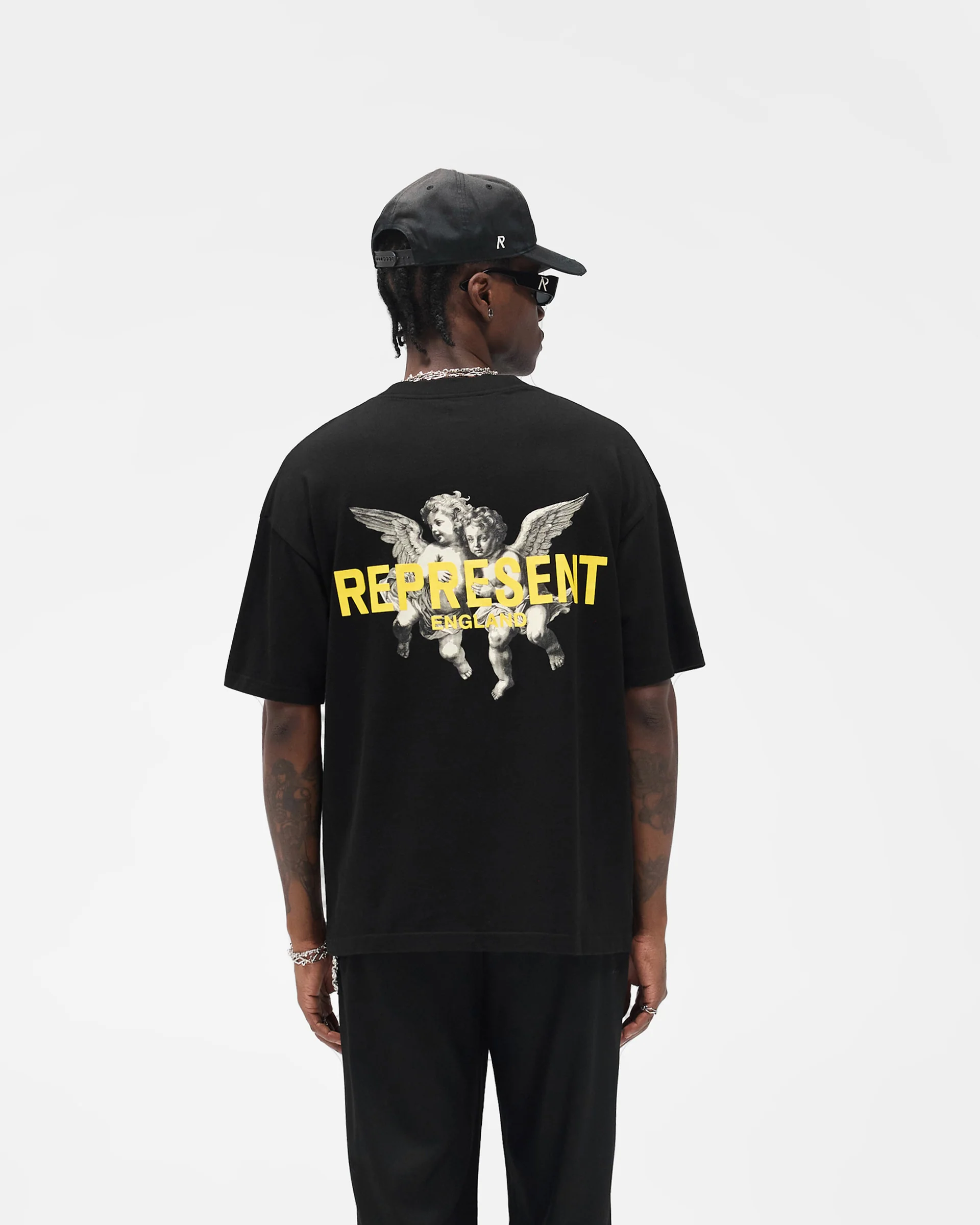 Legacy Cherubs T-Shirt - Jet Black - Image 5