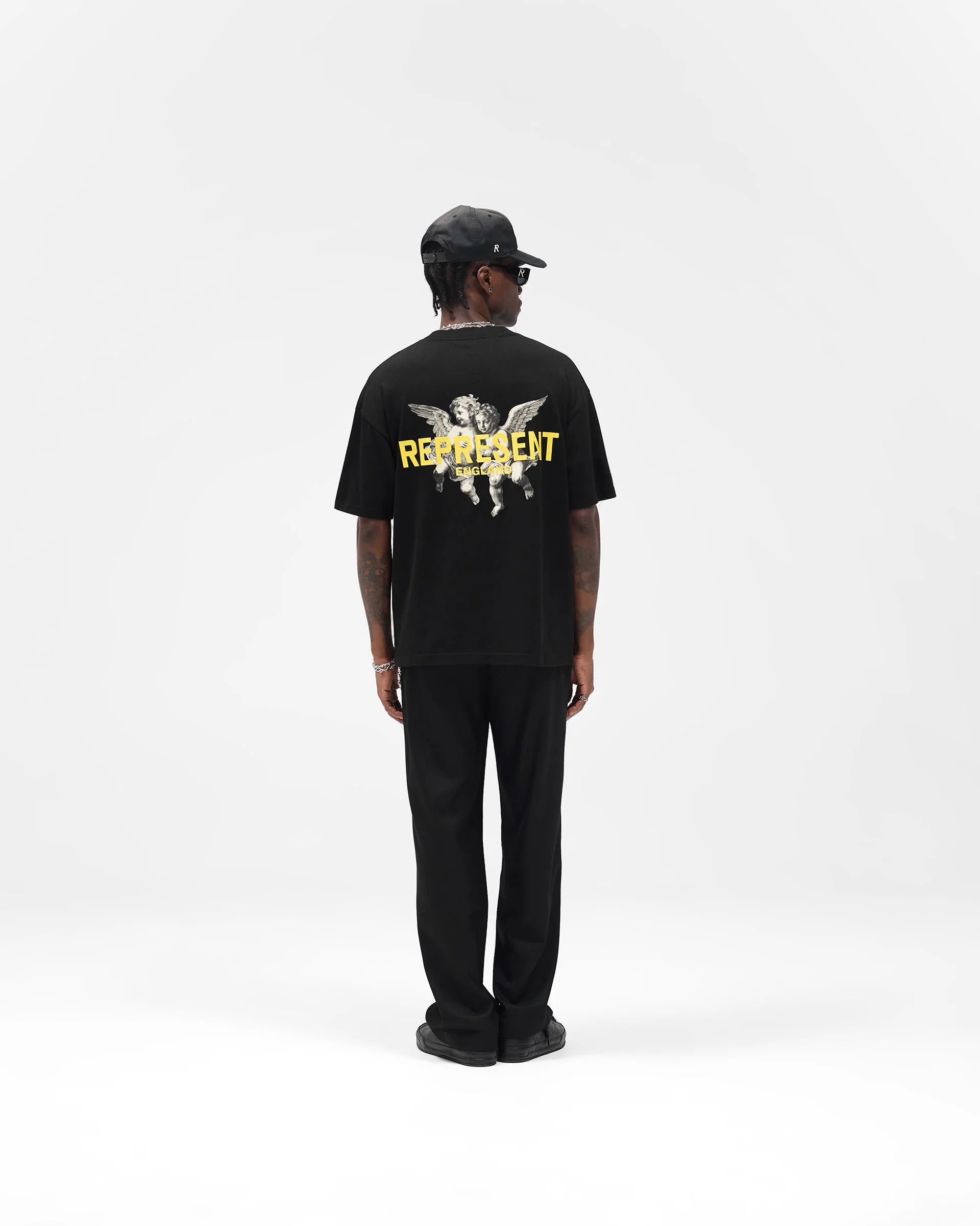 Legacy Cherubs T-Shirt - Jet Black - Image 8