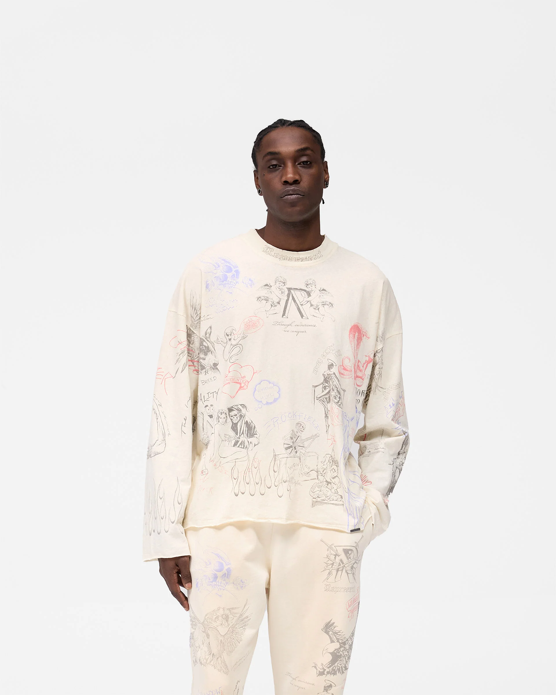 Legacy Long Sleeve T-Shirt - Buttercream - Image 3