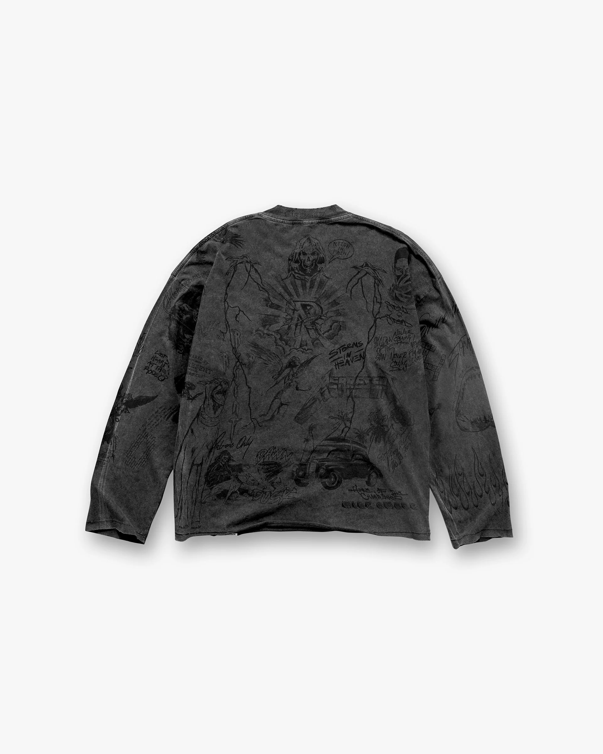 Legacy Long Sleeve T-Shirt - Vintage Grey - Image 2