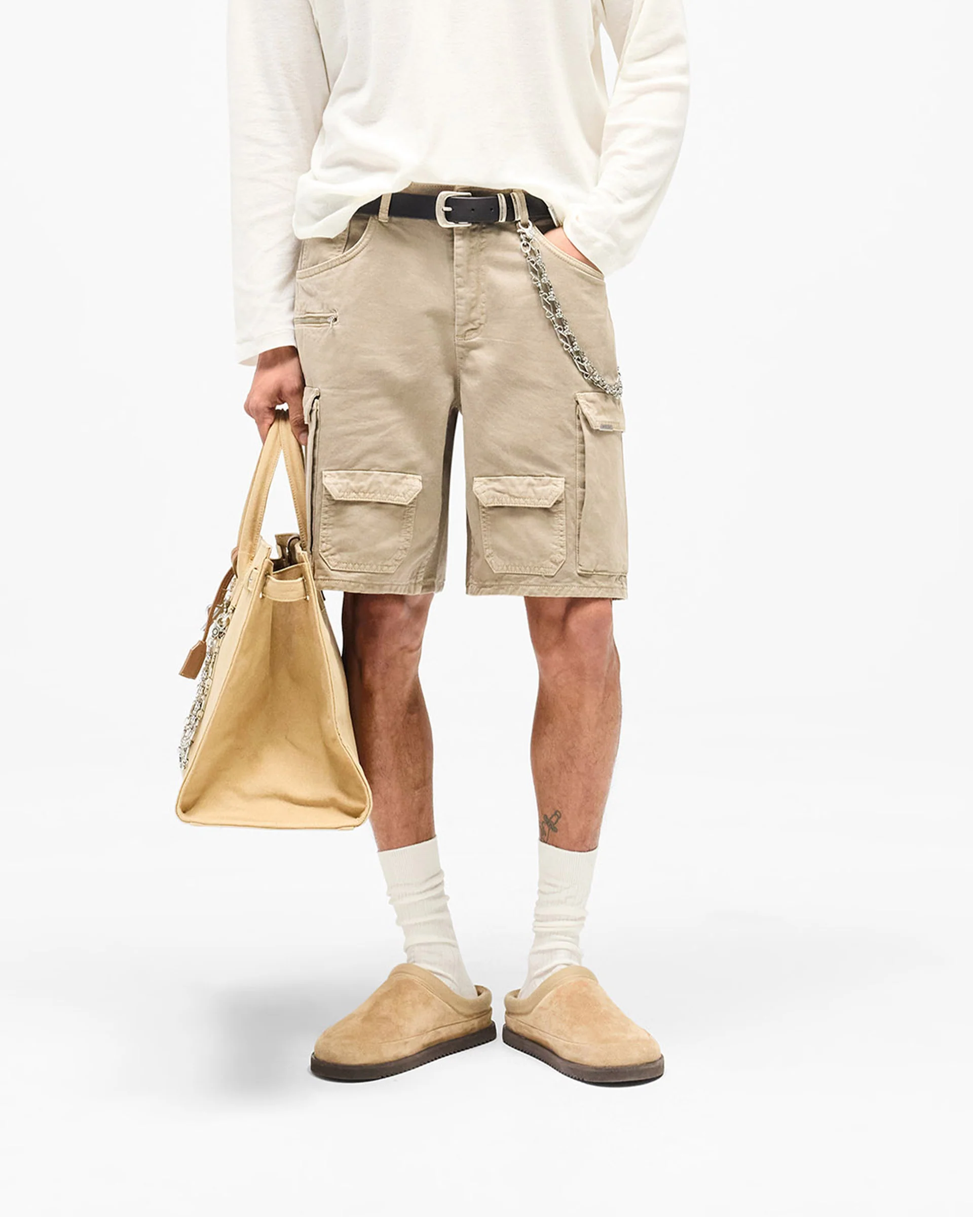 Loaded Cargo Short - Beige - Image 3