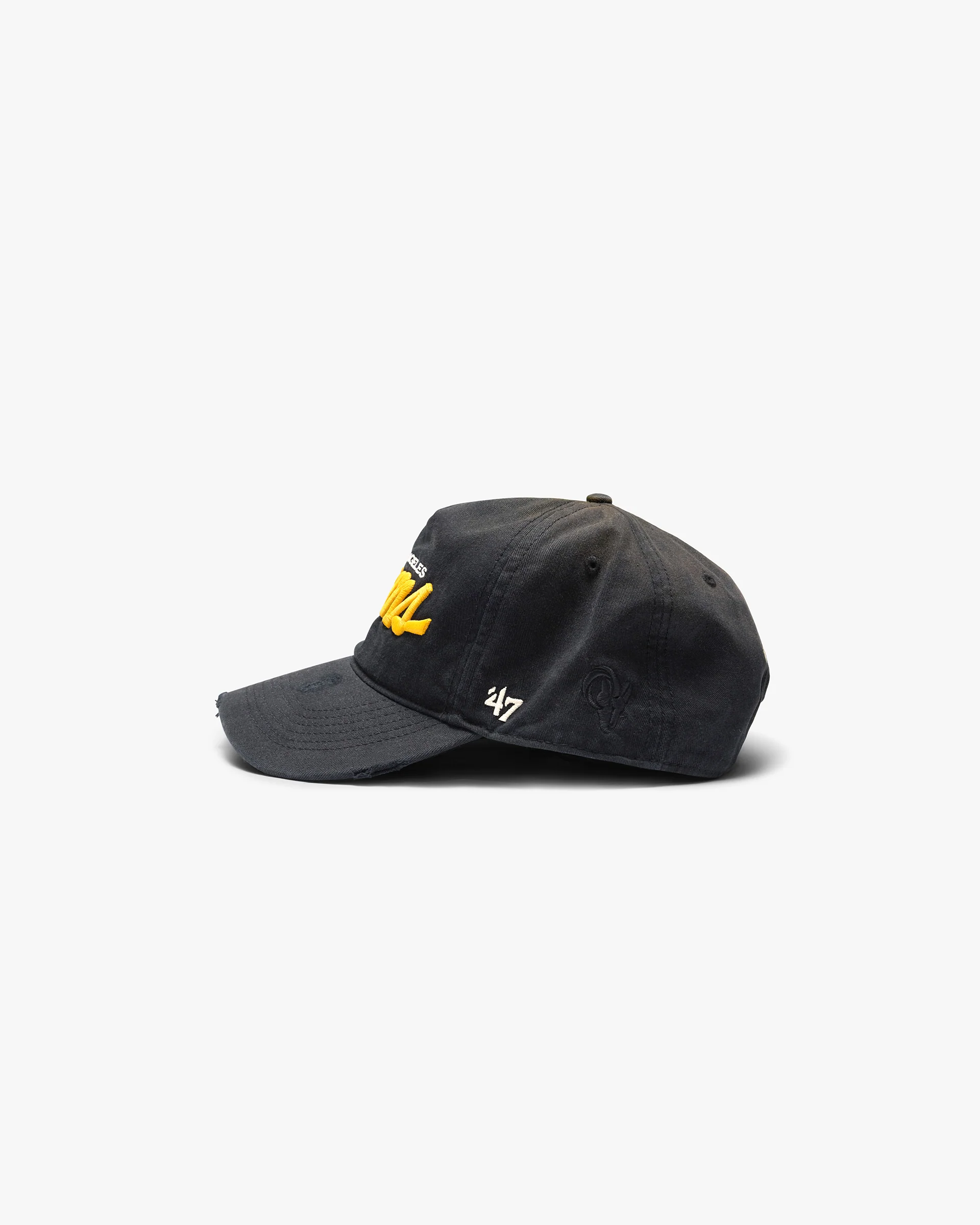 Los Angeles Rams X Represent X 47 Cap - Washed Aged Black - Image 4