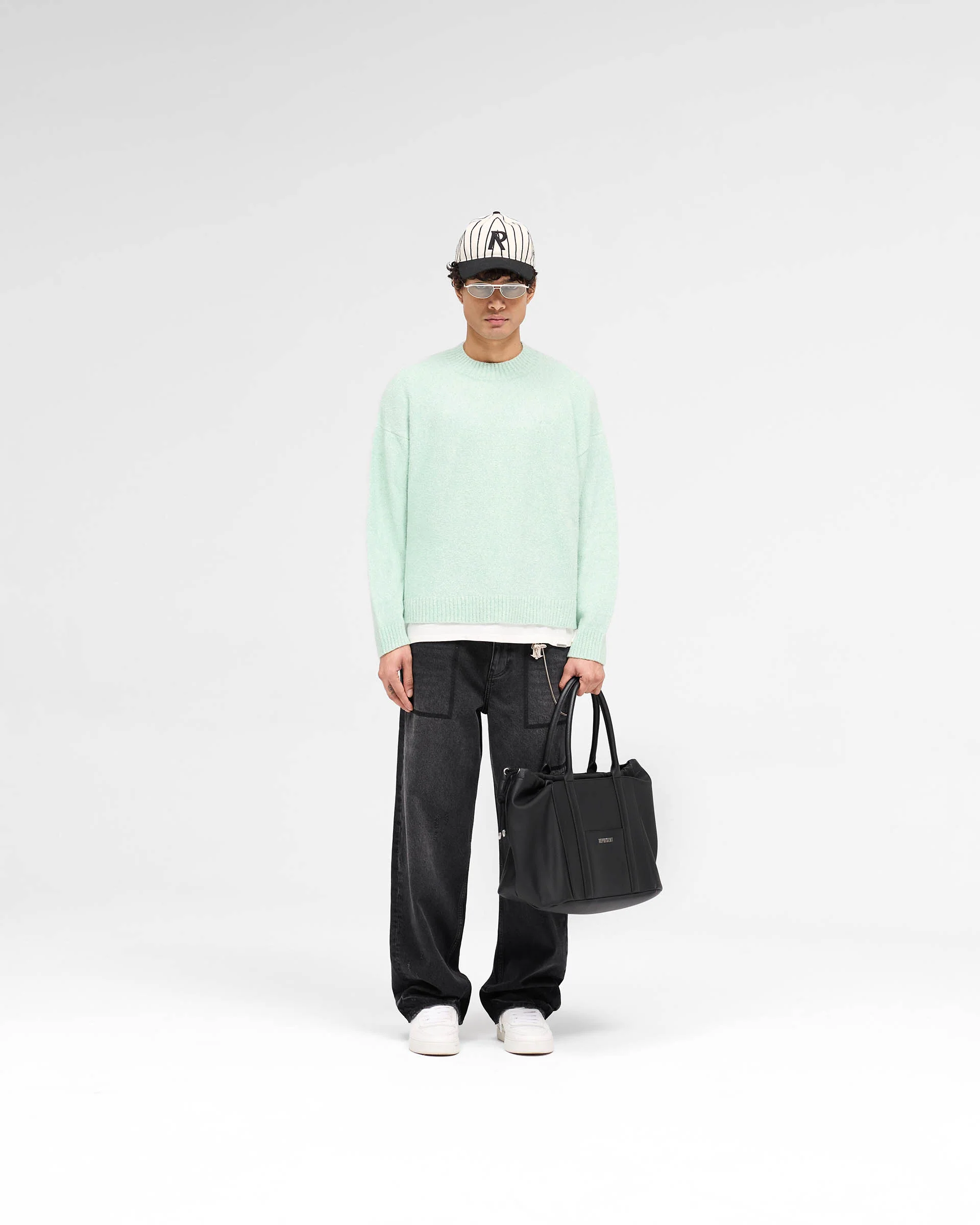 Marled Knit Jumper - Matcha - Image 5
