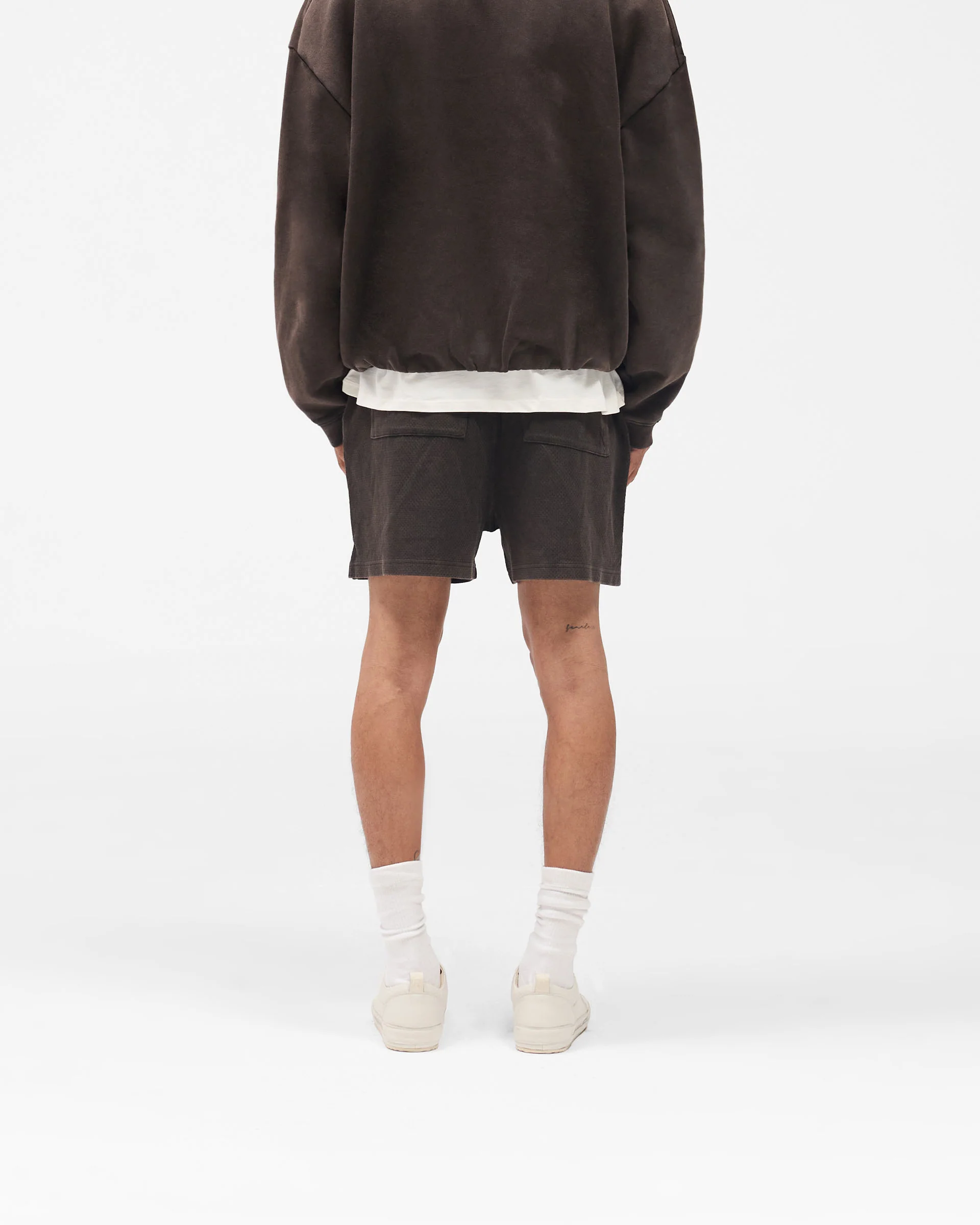 Initial Mesh Shorts - Coffee - Image 5