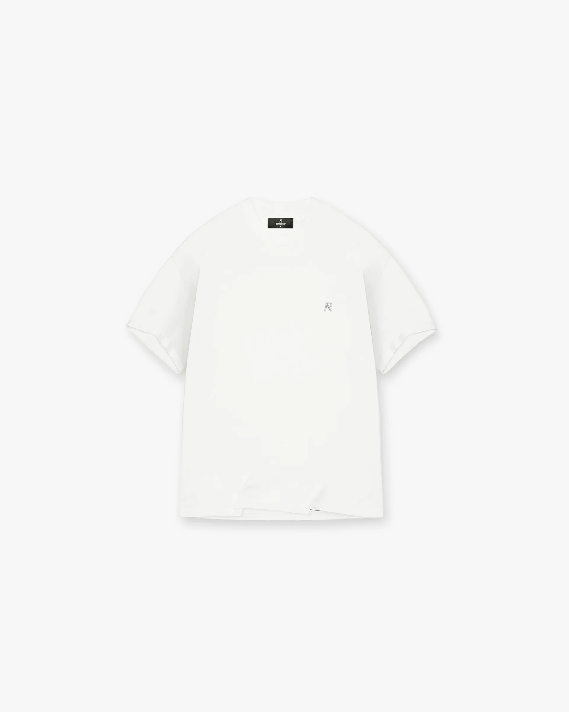 Metal Initial R T-Shirt - Flat White