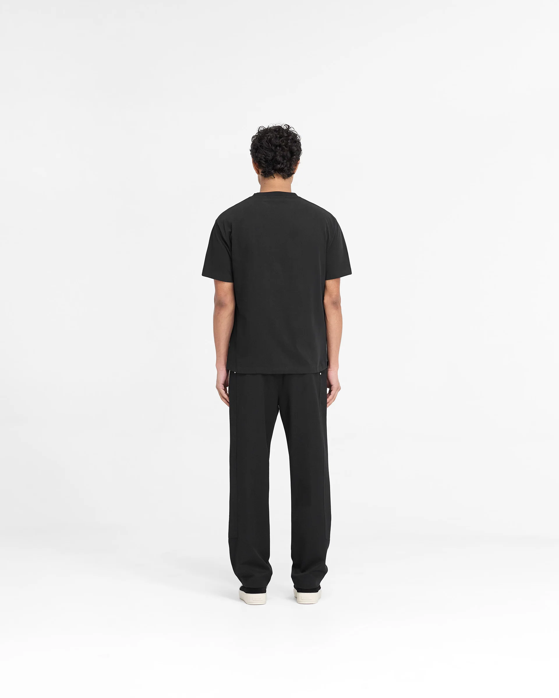 Metal Initial R T-Shirt - Jet Black - Image 6