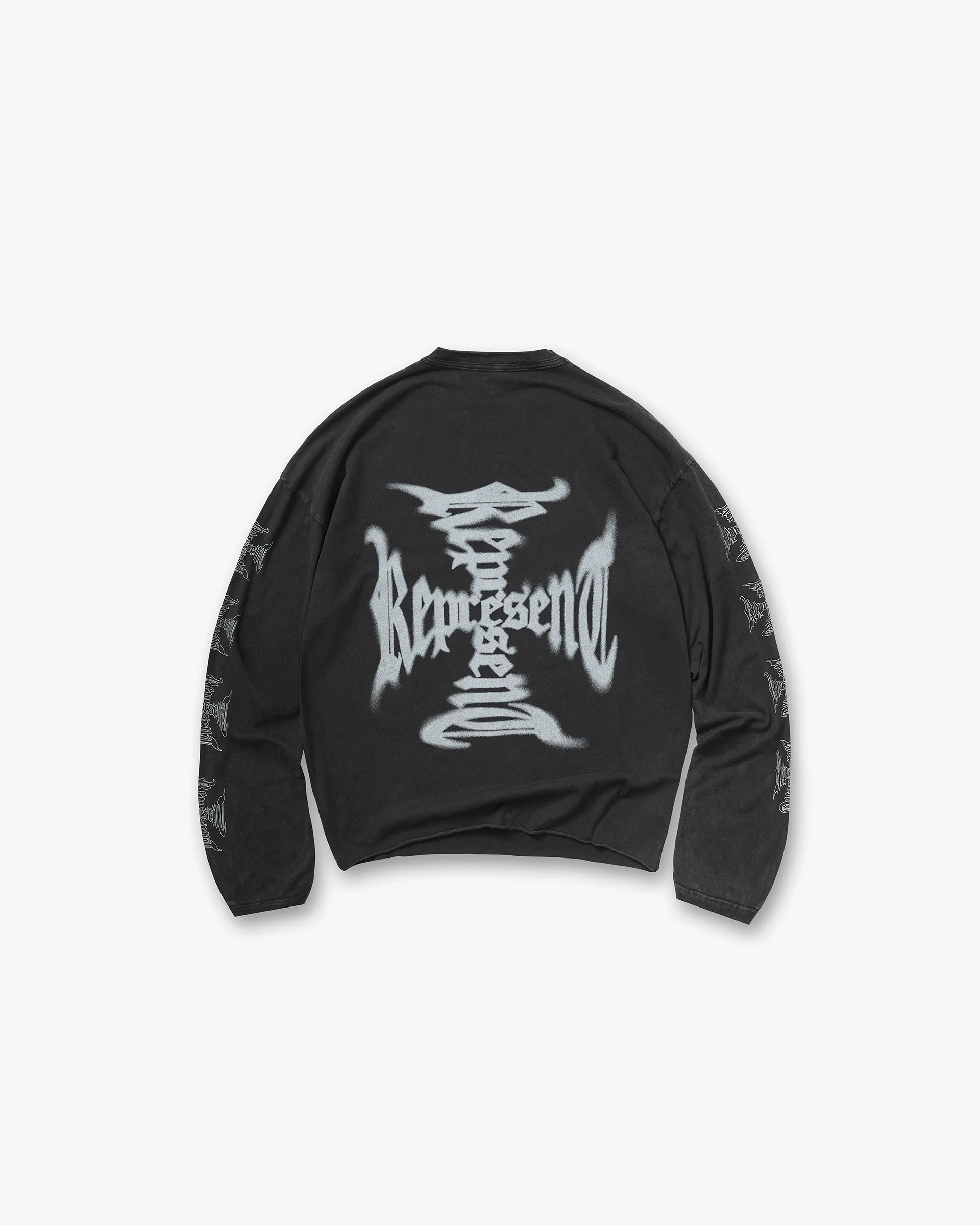 MH Long Sleeve T-Shirt - Faded Black - Image 2