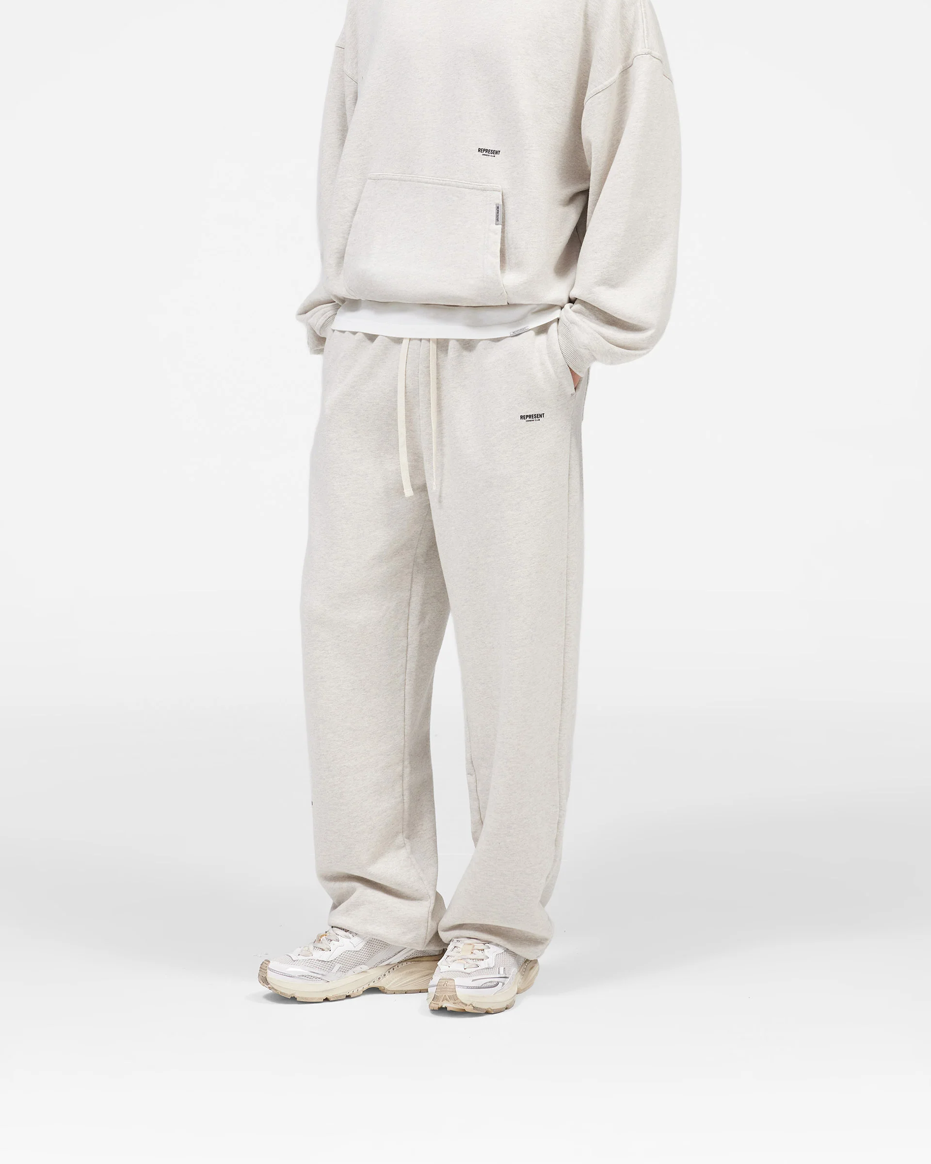 Micro Owners Club Sweatpant - Cream Marl - Image 4