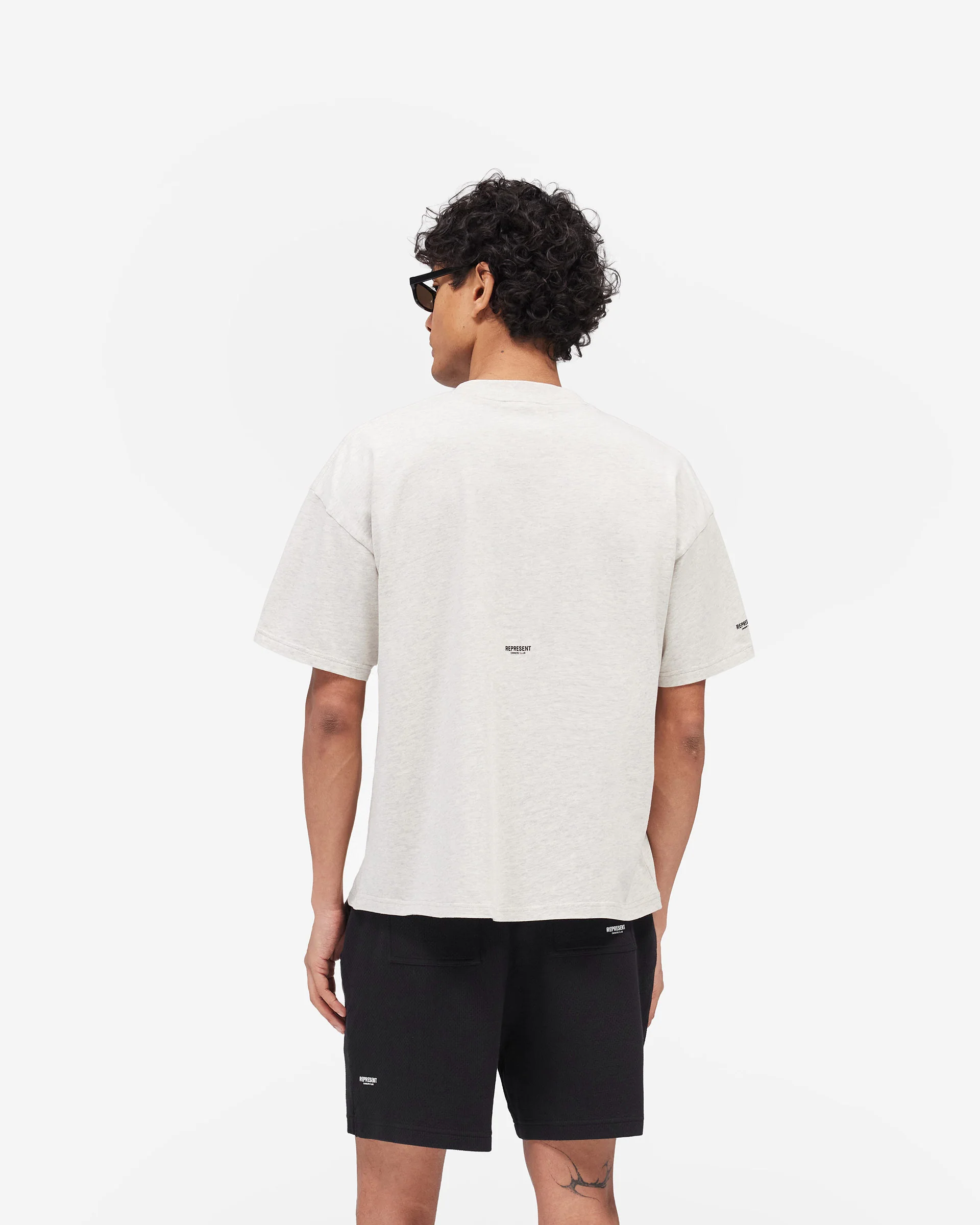 Micro Owners Club T-Shirt - Cream Marl - Image 6
