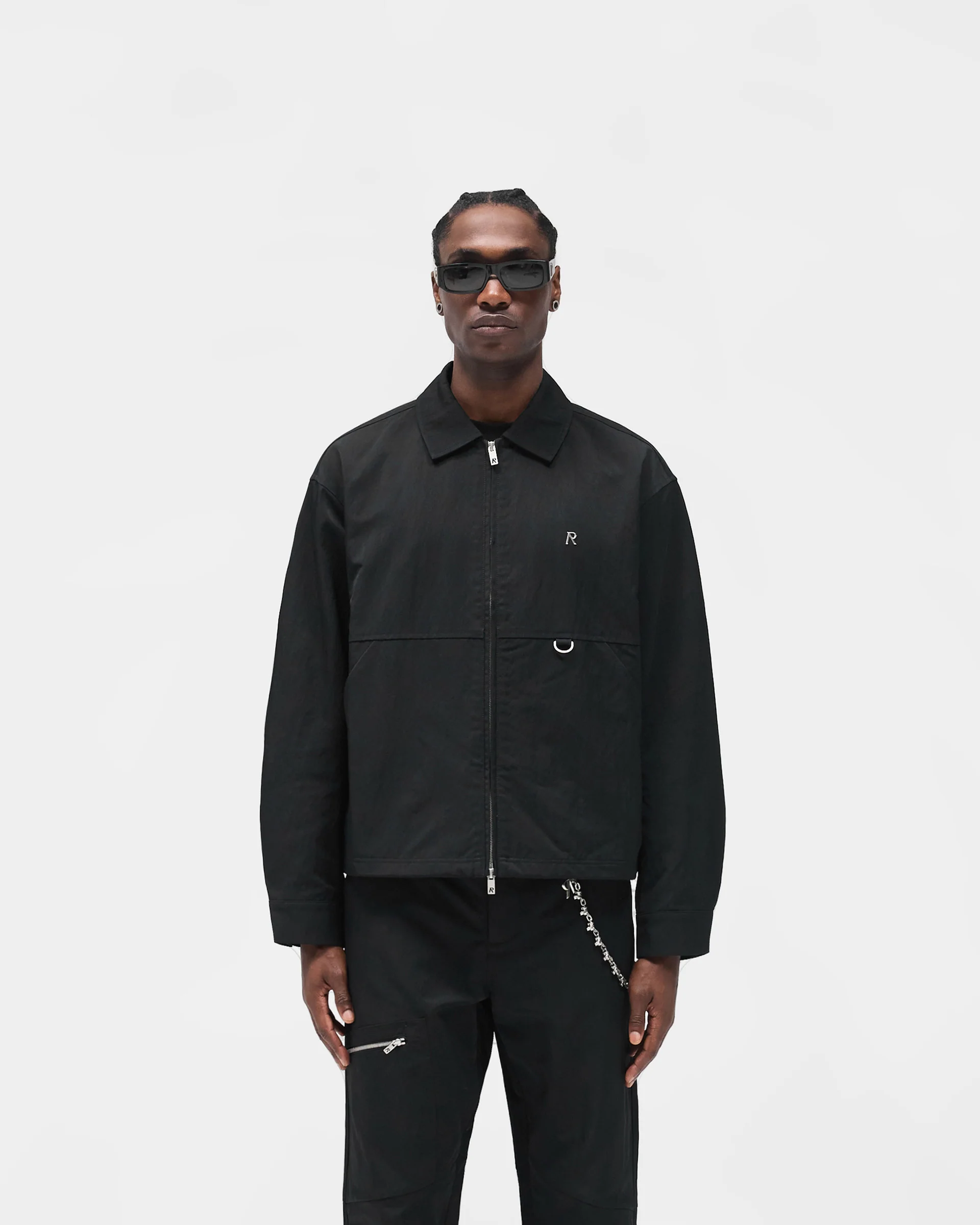 Nylon Overshirt - Jet Black - Image 3