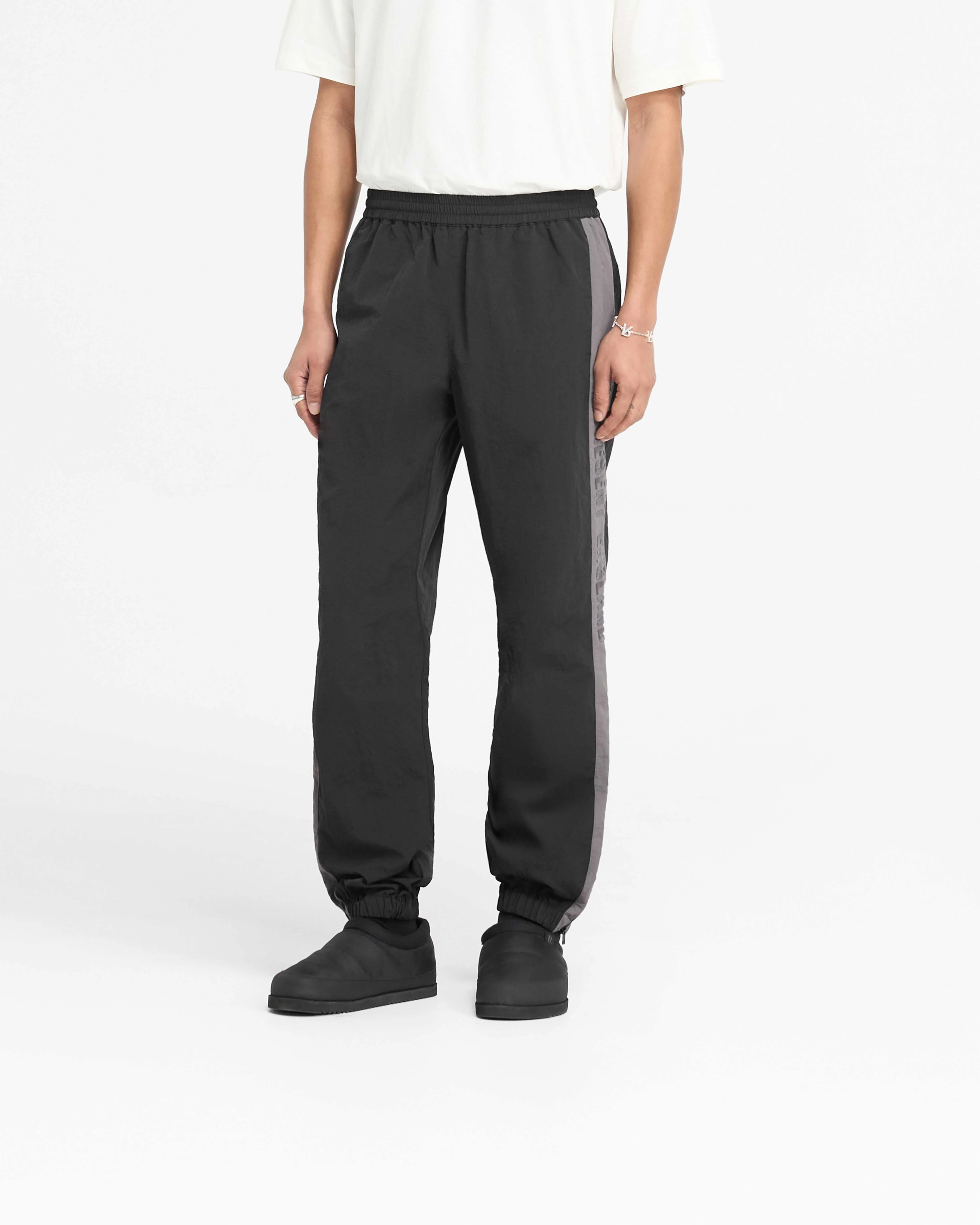 Nylon Track Pant - Black - Image 2